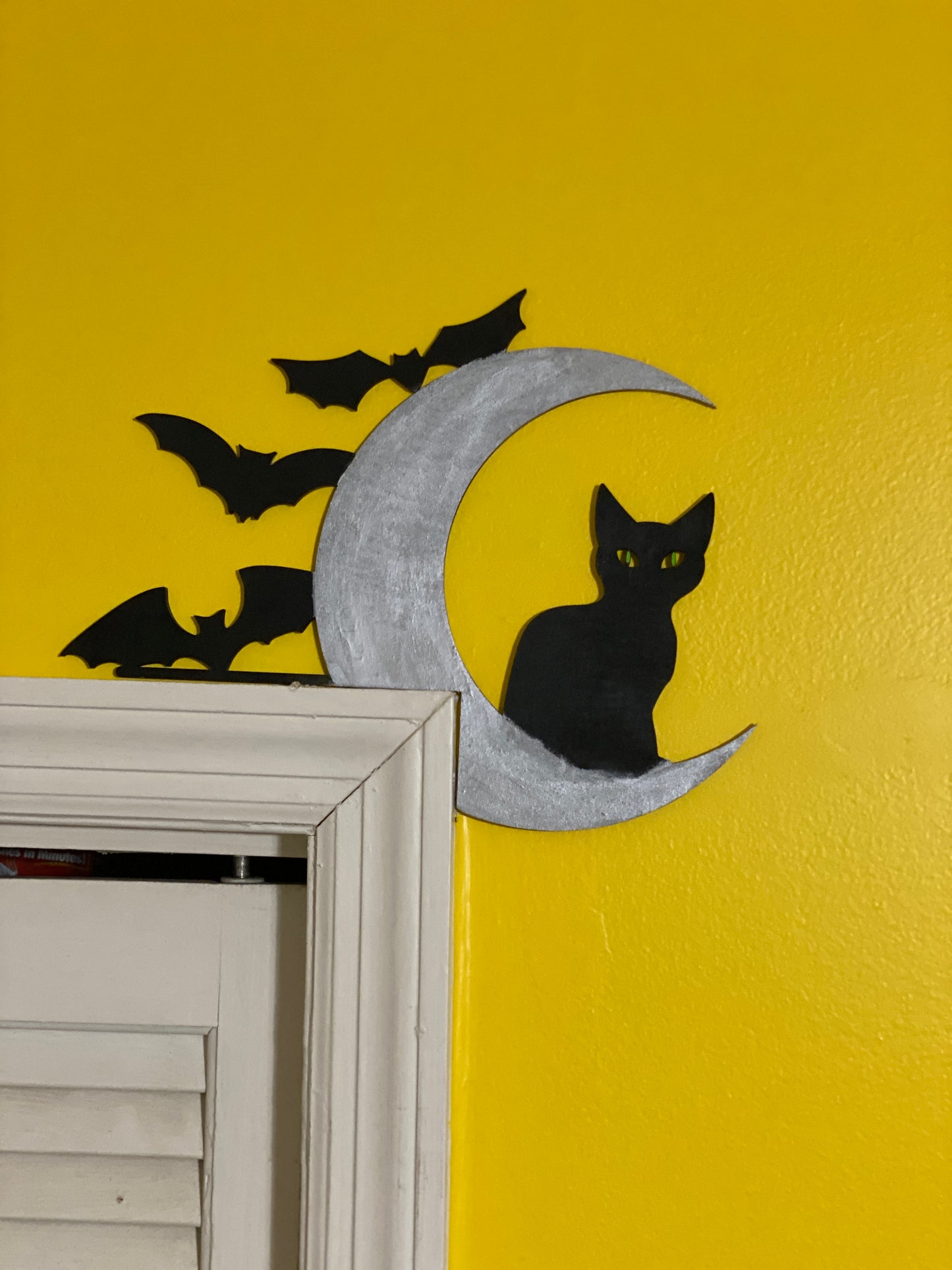 Halloween Theme Doorframe Corner Accent Laser Cut Out Blank