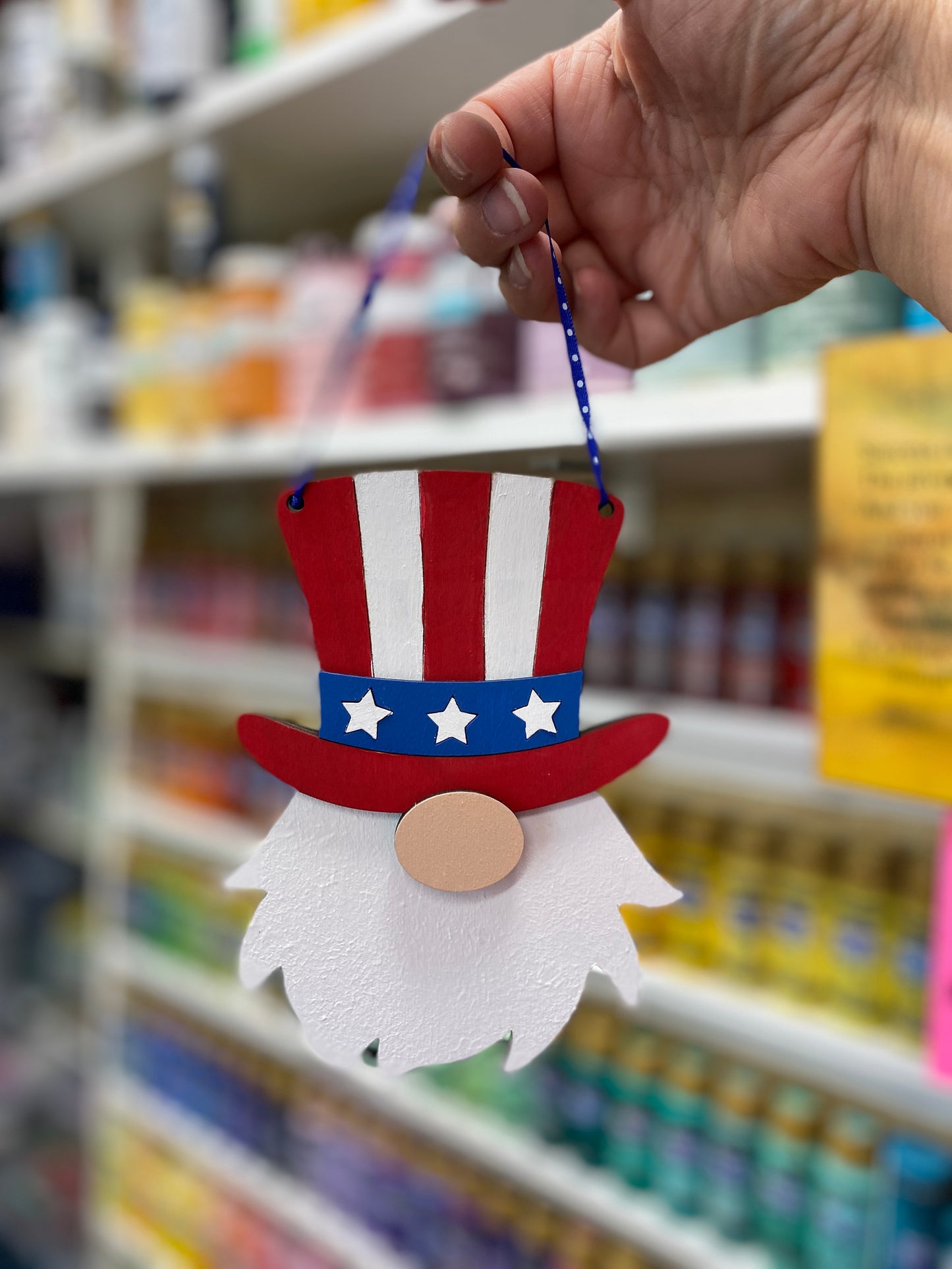 Paint Uncle Sam / Paint A Patriot Pop Out DIY Project