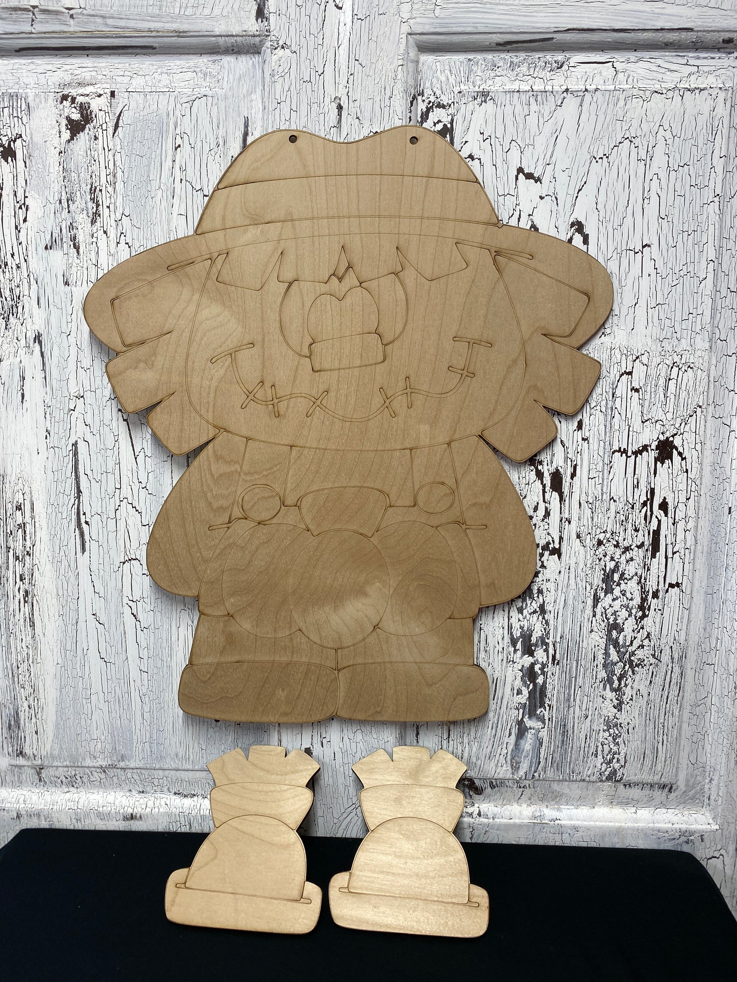 Scarecrow or Ms Scarecrow Ribbon Leg Paint With Me Online Paint Party / Virtual Workshop