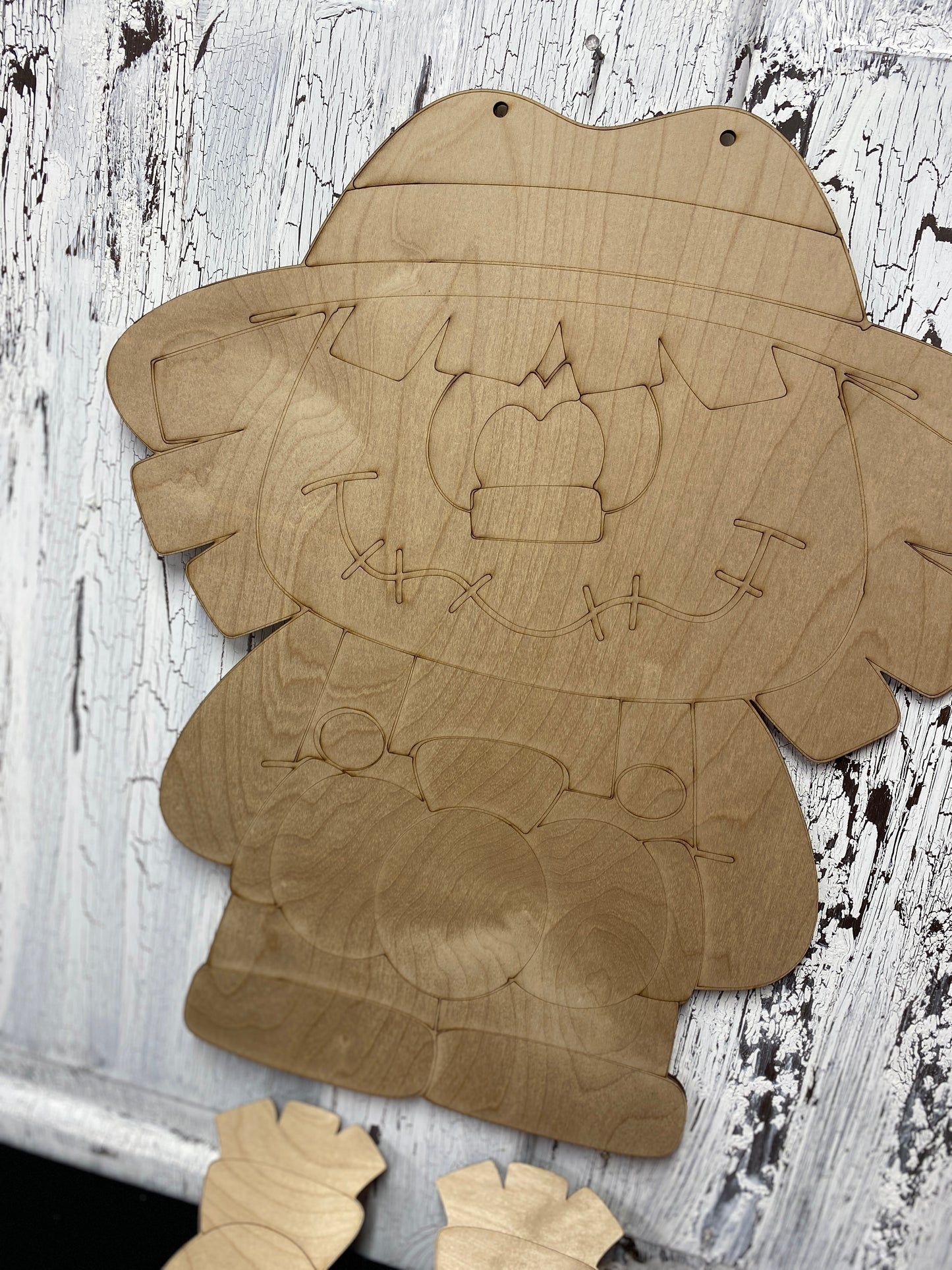 Scarecrow or Ms Scarecrow Ribbon Leg Paint With Me Online Paint Party / Virtual Workshop
