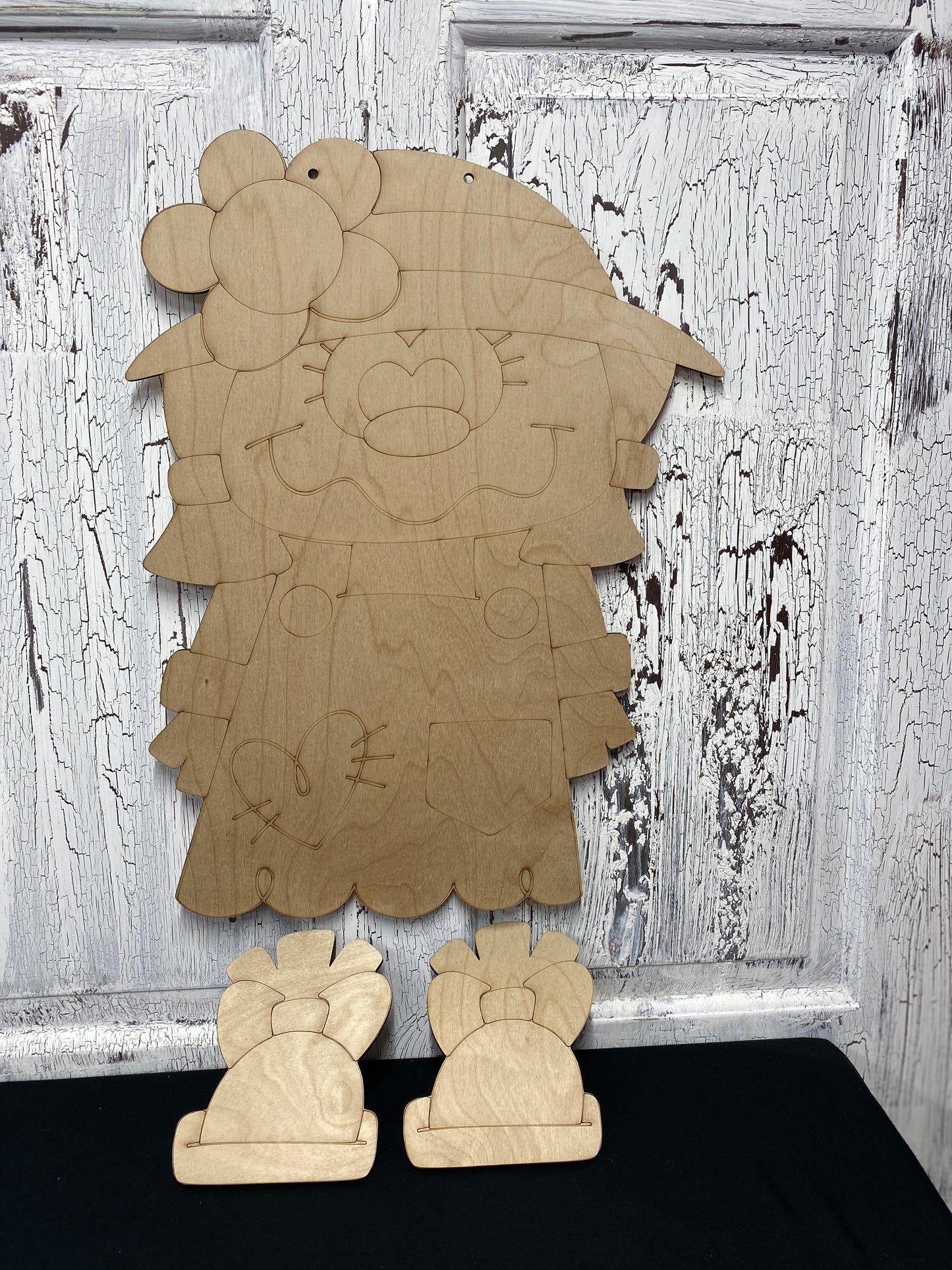 Scarecrow or Ms Scarecrow Ribbon Leg Paint With Me Online Paint Party / Virtual Workshop