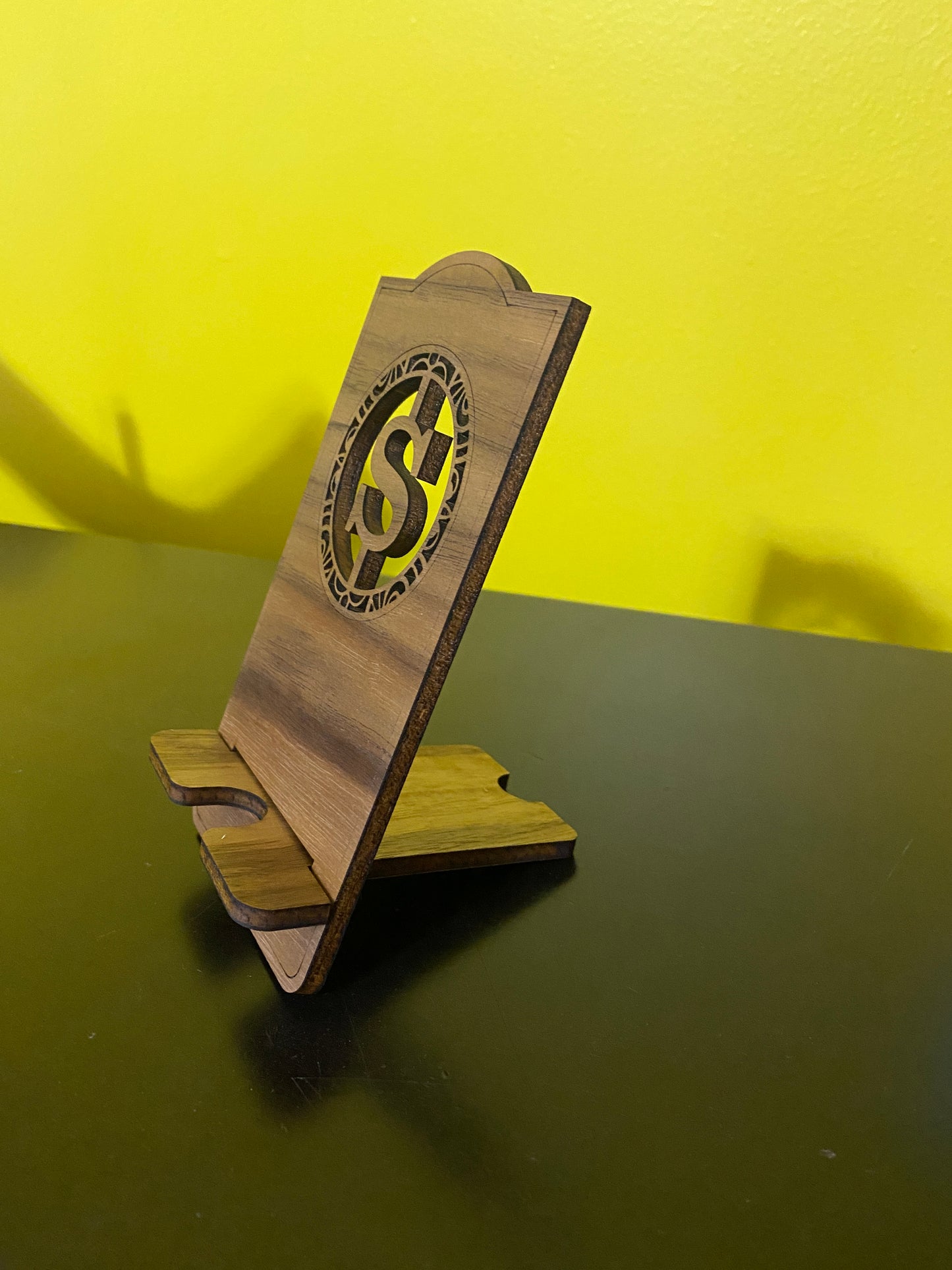 Monogram / Initial Cell Phone or Tablet Stand Laser Cut Blanks
