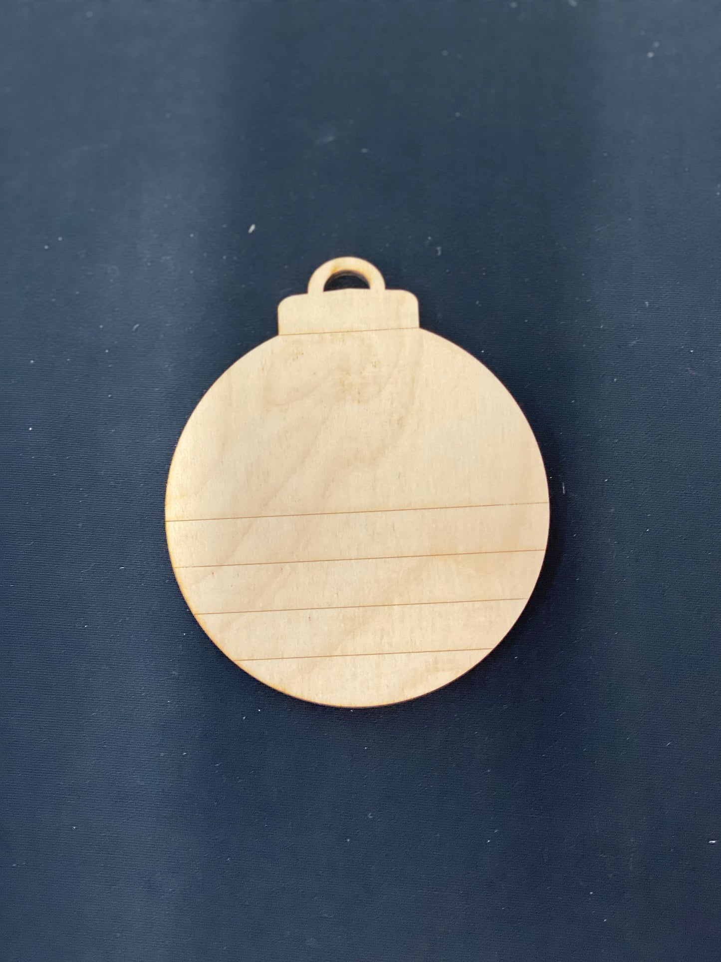 Christmas Ornaments Striped or Checked / Laser Cut / Wooden Blank Ornament