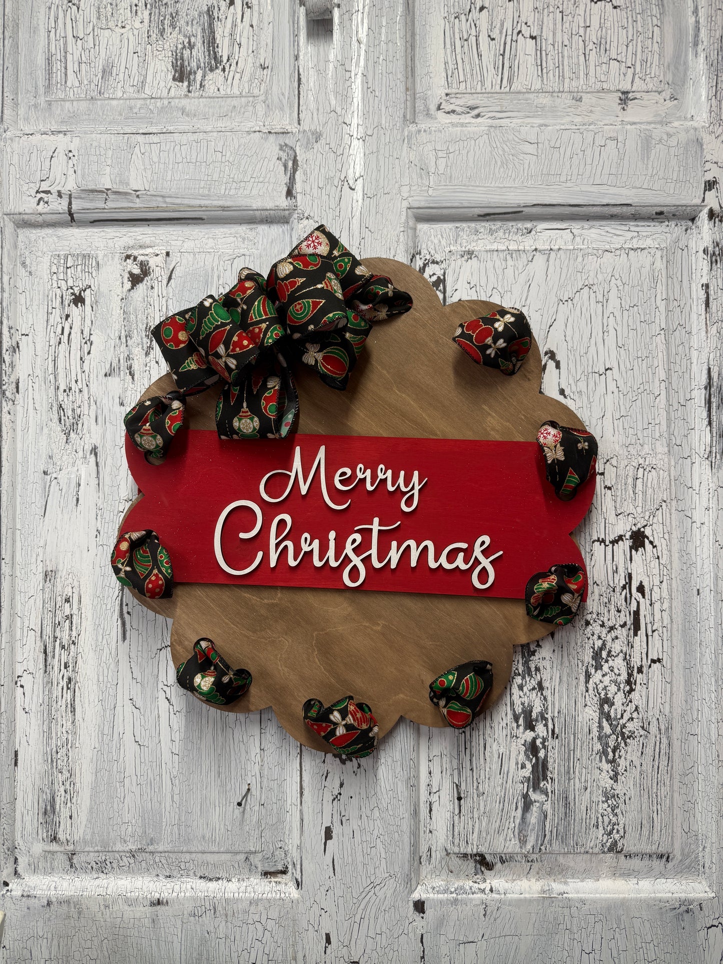 Ribbon Hole Door Hanger DIY Kit or Ready to Hang