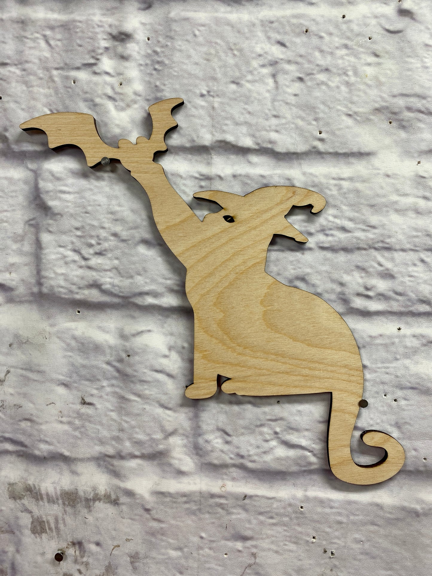 Halloween Theme Doorframe Corner Accent Laser Cut Out Blank