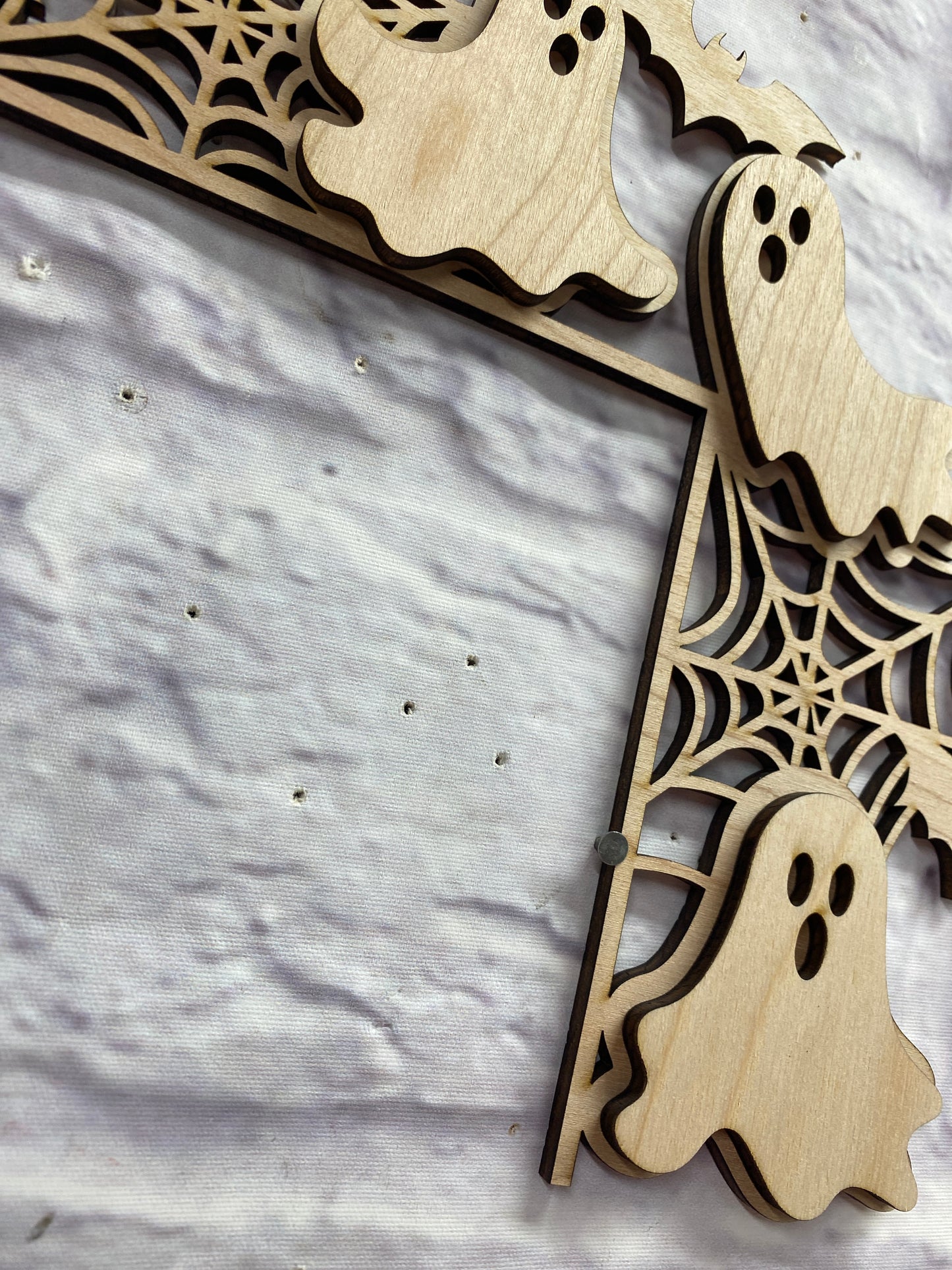 Halloween Theme Doorframe Corner Accent Laser Cut Out Blank