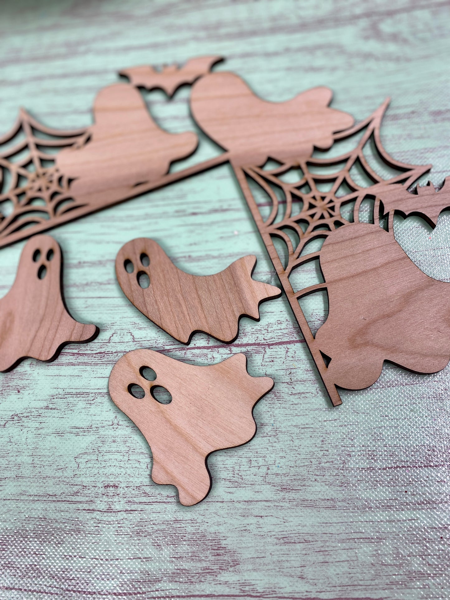 Halloween Theme Doorframe Corner Accent Laser Cut Out Blank