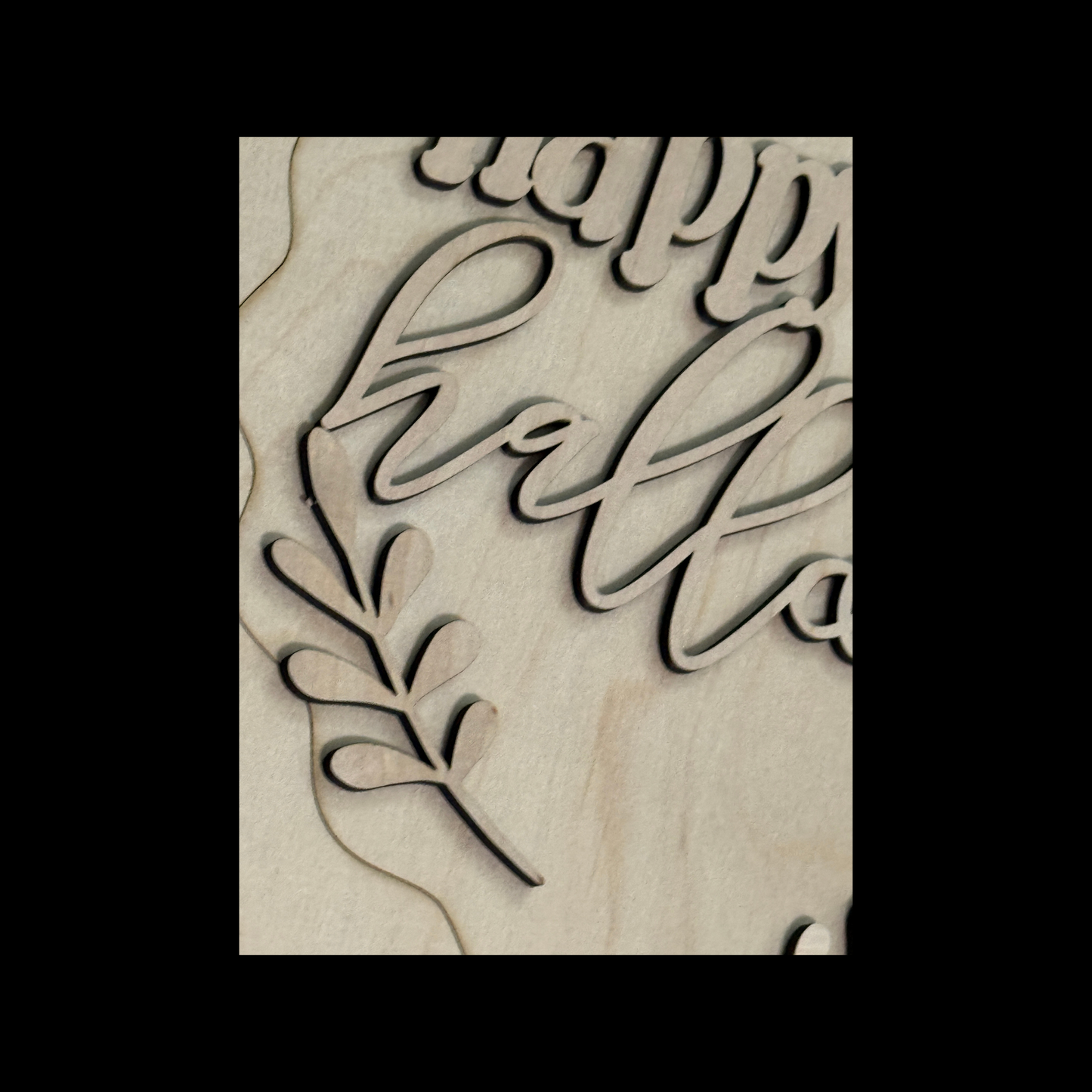 DIY Trick or Treat Happy Halloween Porch Leaner Wood Cutout Set – Spider Porch Decor Wood Blanks