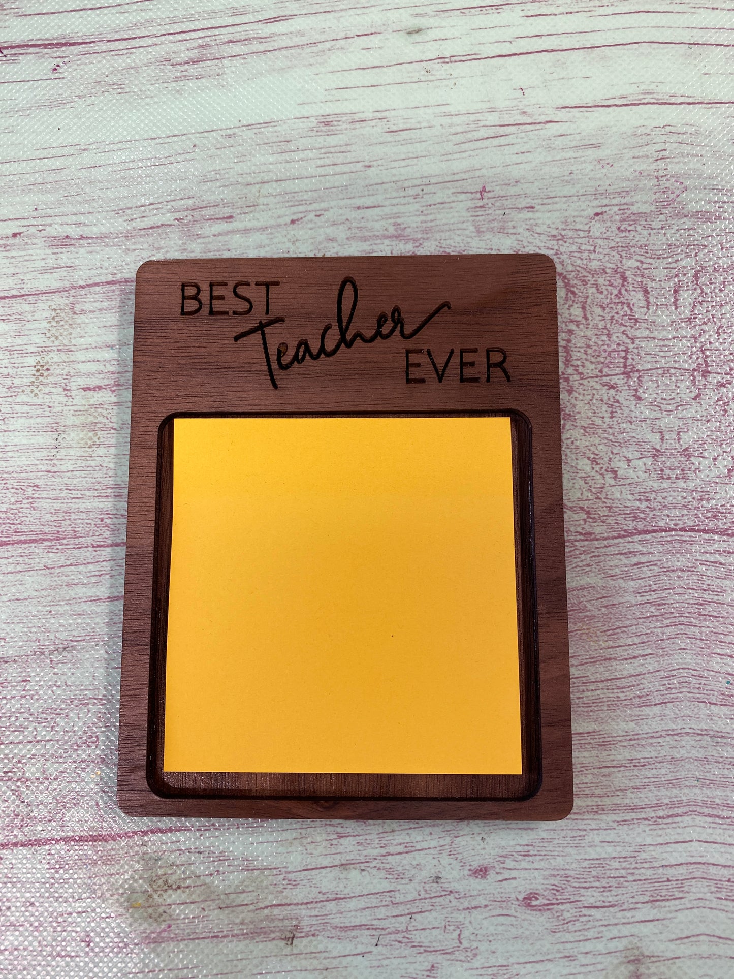 Sticky Note Holder / Teacher Appreciation / End of Year / Office Gifts / Gifts for Mom or Dad