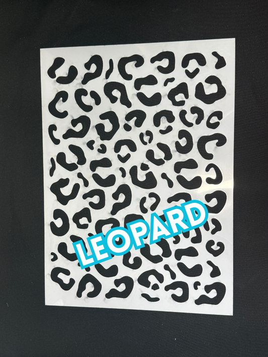 Animal Print Designs Laser Cut Mylar Stencil – Reusable Stencil for Walls, Wood Signs & Furniture | Boho, Floral, Check & Harlequin Patterns | 11.5 x16 (Copy)