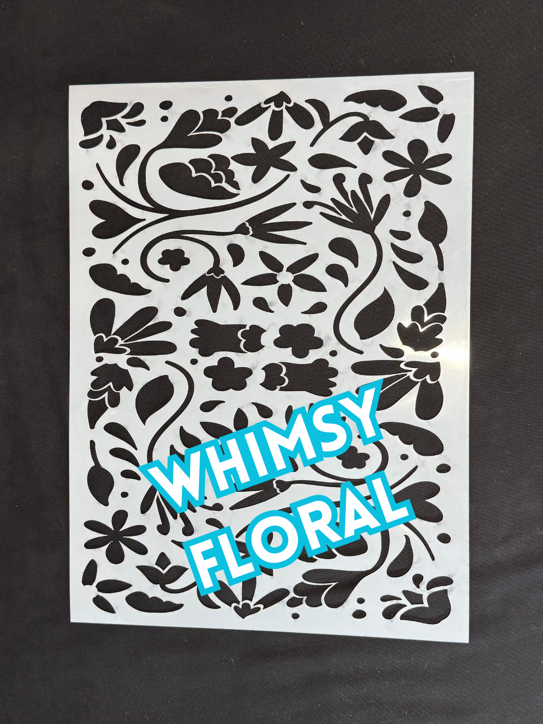 DIY Scallop Edge Round Wood Sign Kit with Stencil – 12x16 Mylar Stencil & 1/4” Birch Wood Blank – Craft Kit for Small Business & DIY Home Decor Projects