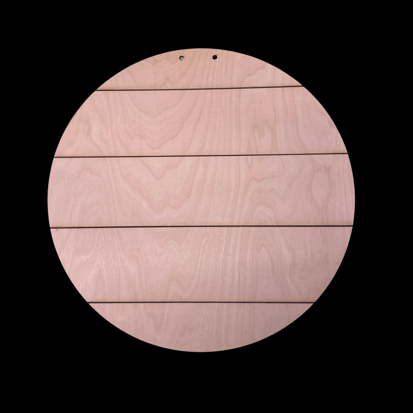 Shiplap Etched Round Wood Blank Cutout Shapes Wood Blank Cutouts – 1/4” Birch – Craft Shapes for Small Business & DIY Home Decor Projects