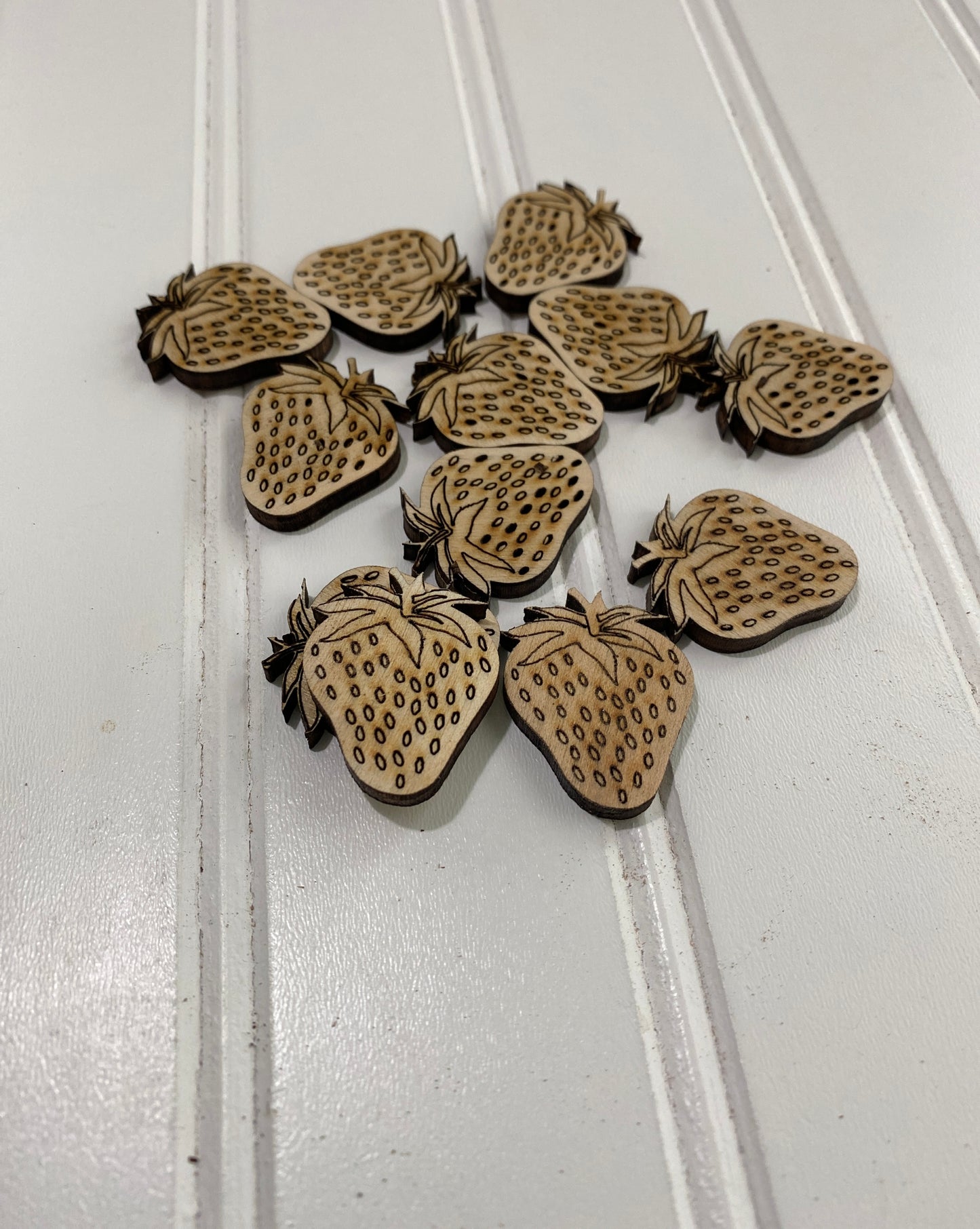 Strawberry Shape Laser Cut Blank for DIY Project