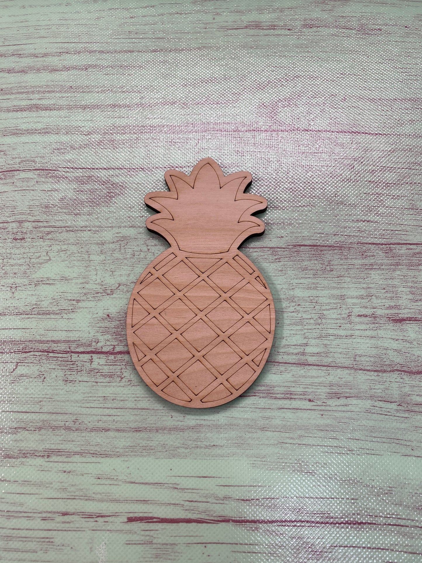 Pineapple Shape Laser Cut Blank for DIY Project