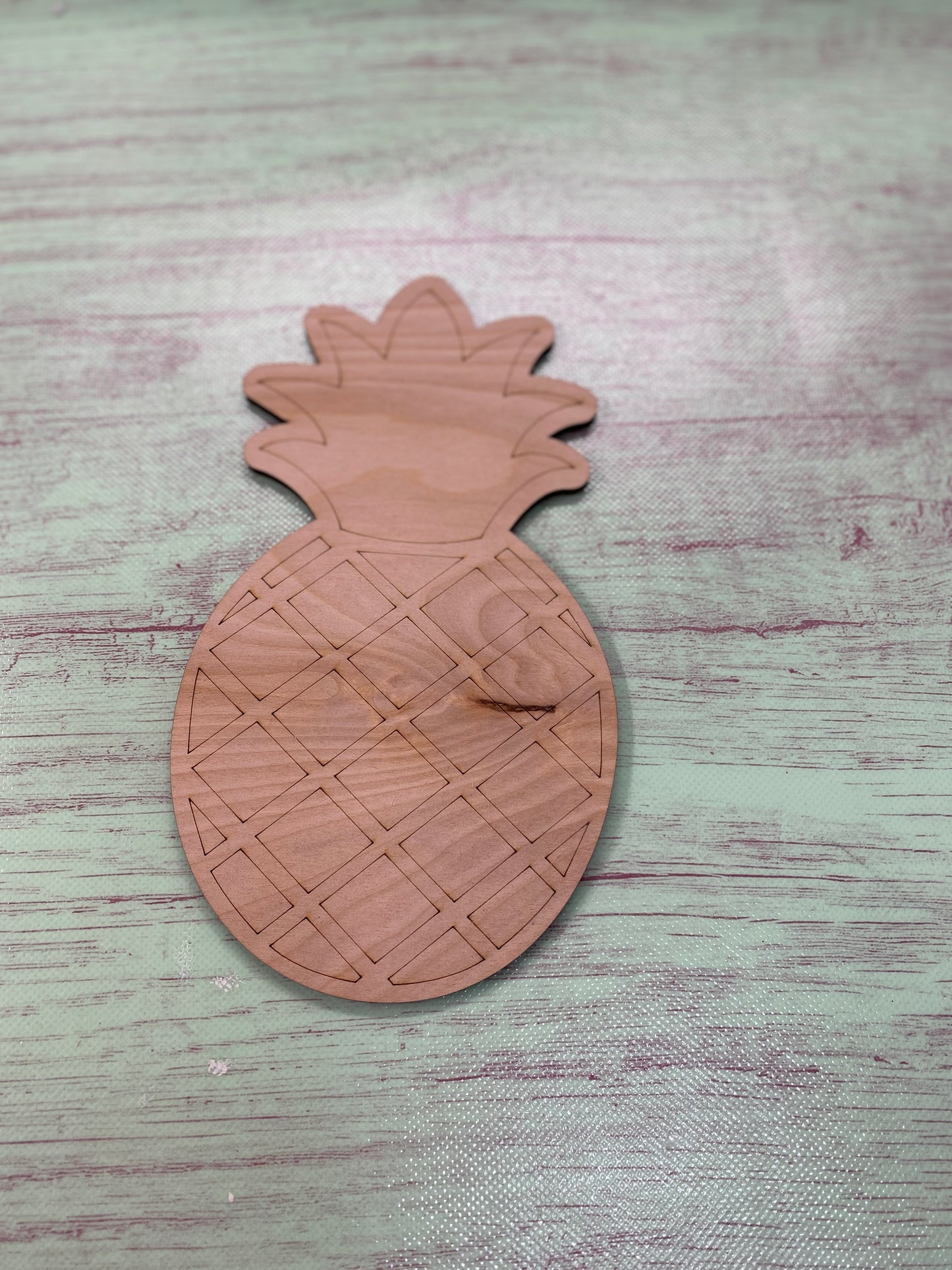 Pineapple Shape Laser Cut Blank for DIY Project