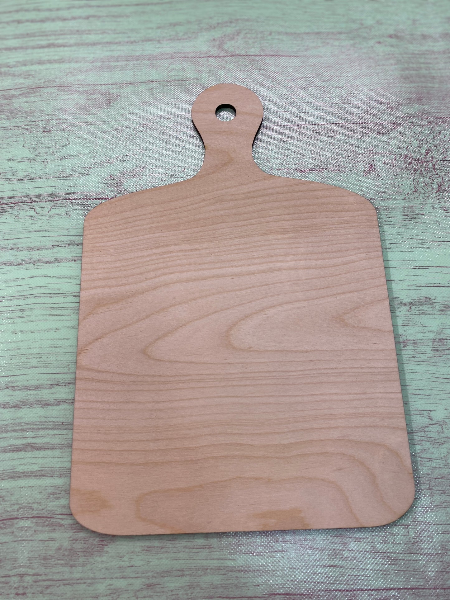 Cutting Board Shape Laser Cut Blank for DIY Project