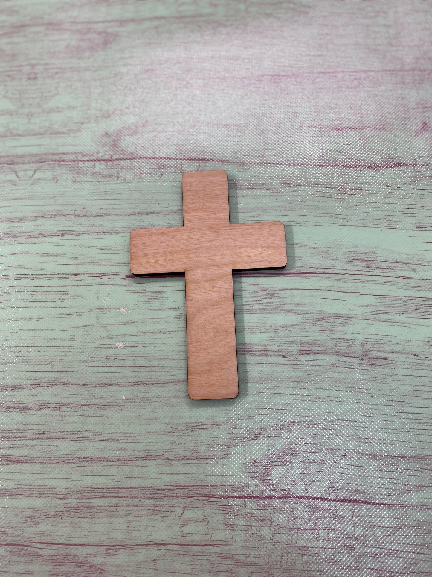 Cross Shape Laser Cut Blank for DIY Project