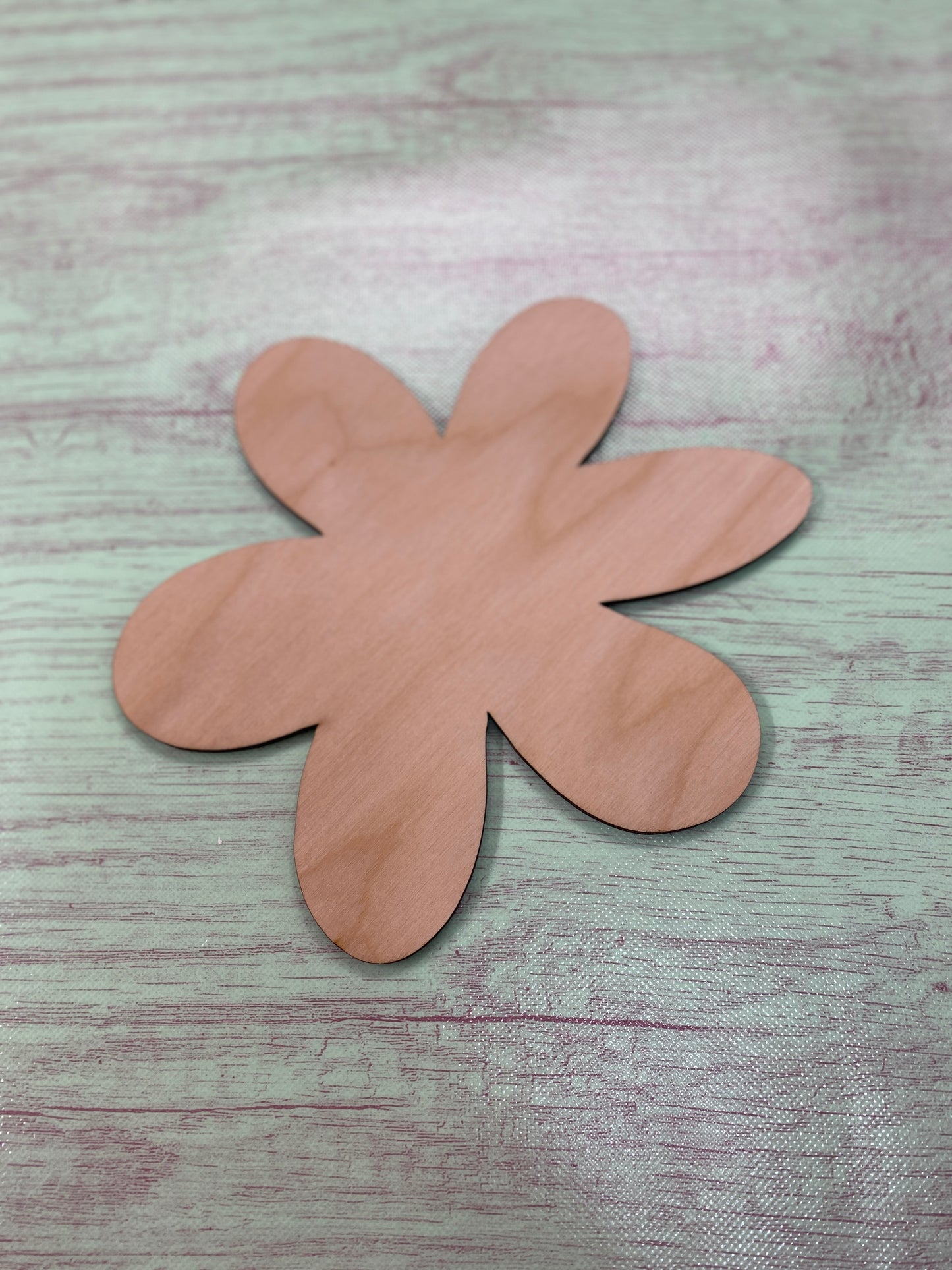 Flower Shape Laser Cut Blank for DIY Project