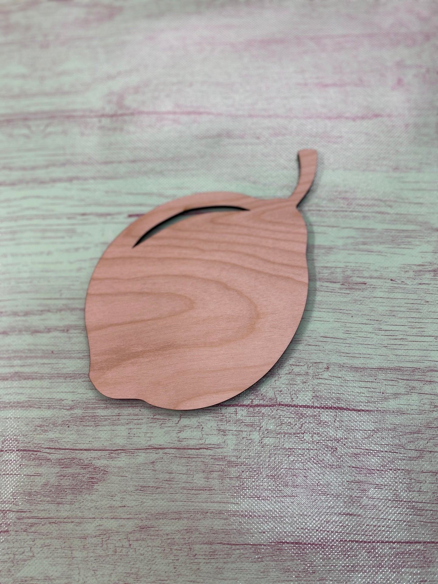 Lemon Shape Laser Cut Blank for DIY Project