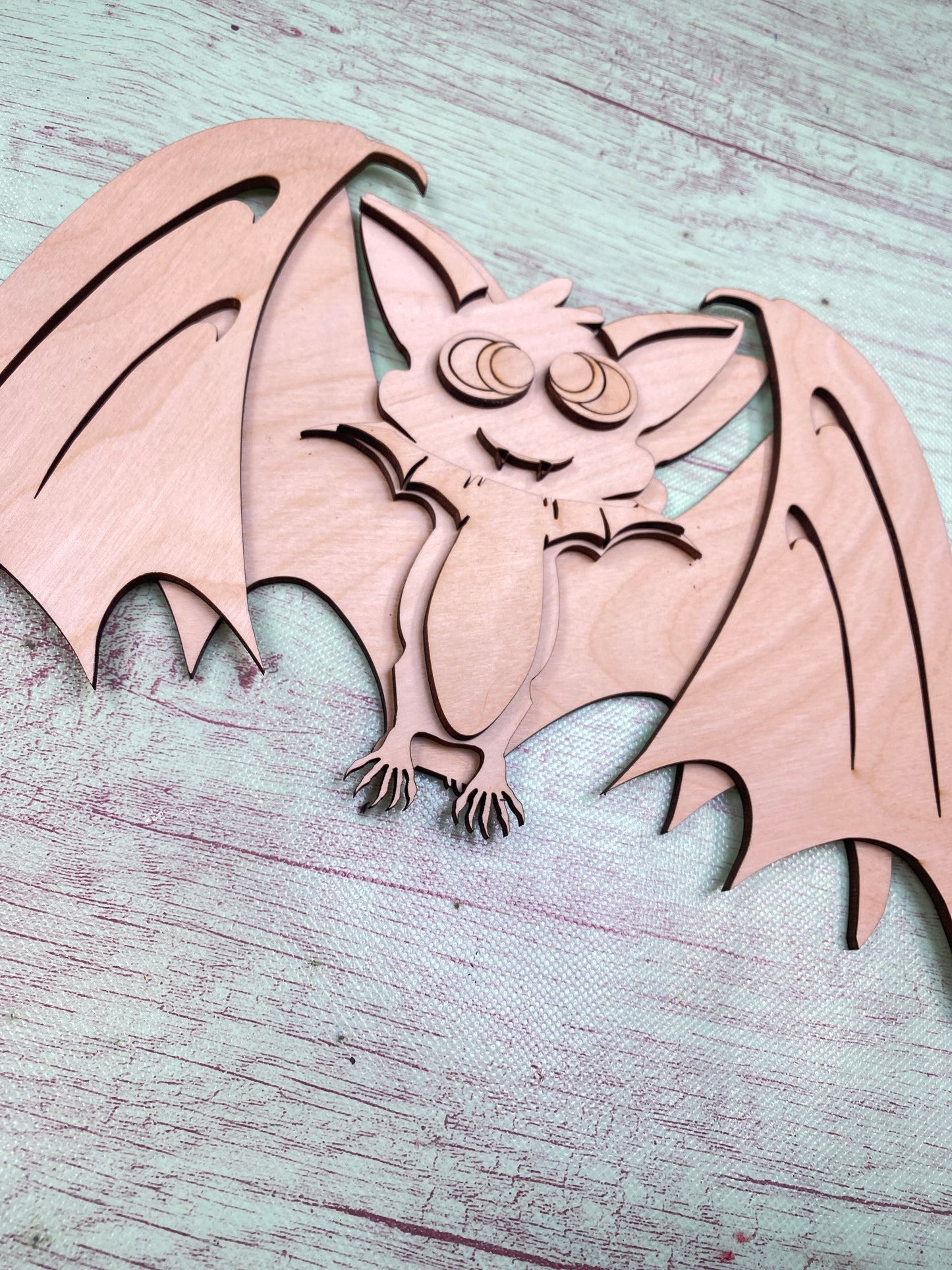 Hanging Bats Laser Cut Blank for DIY Project