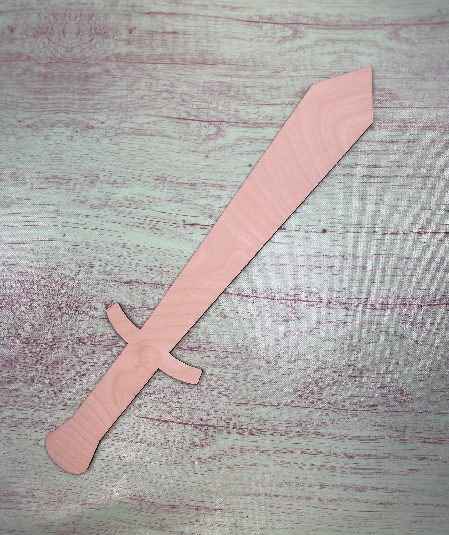 Sword and Shield Prop / Costume Piece Shape Laser Cut Blank for DIY Project