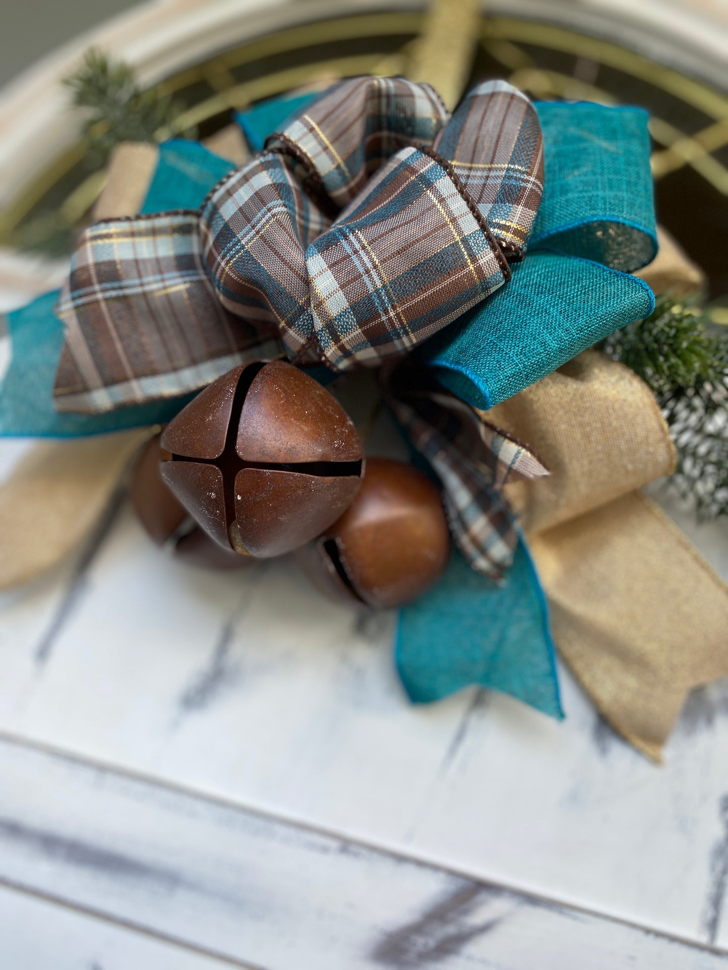Jingle Bell Door Hanger Laser Cut Wooden Blank