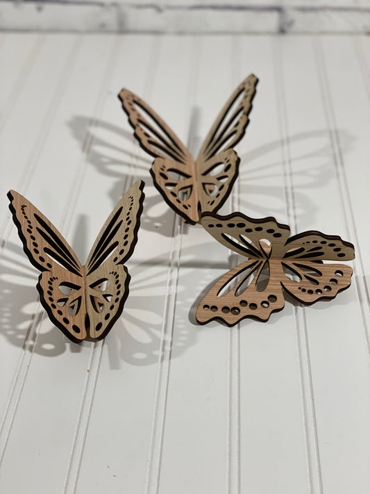 3D Butterfly  Laser Cut Out Blank