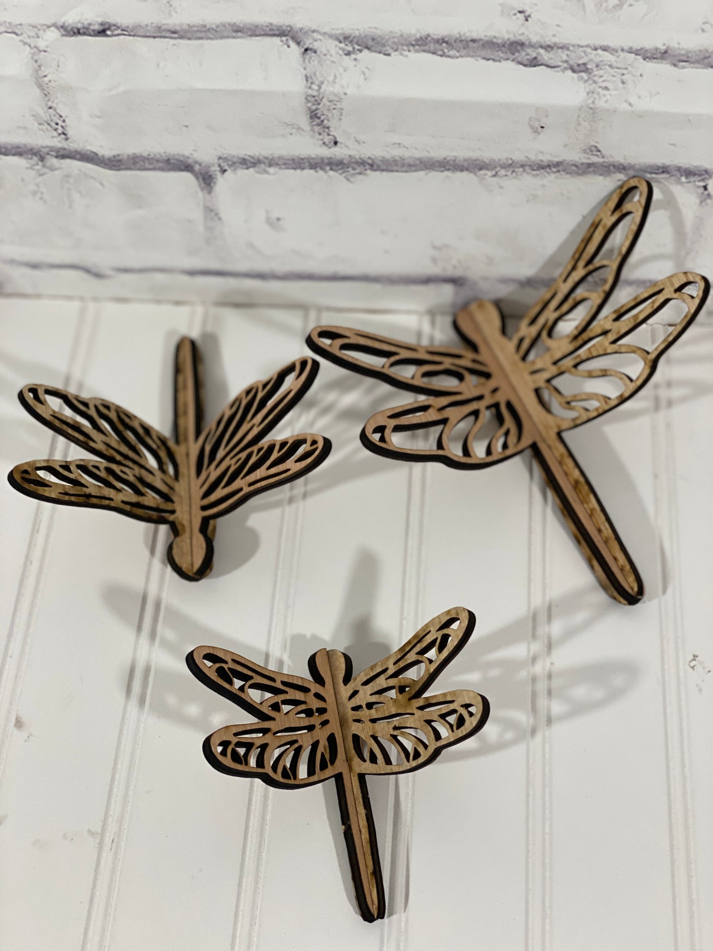 3D Dragonfly Laser Cut Out Blank