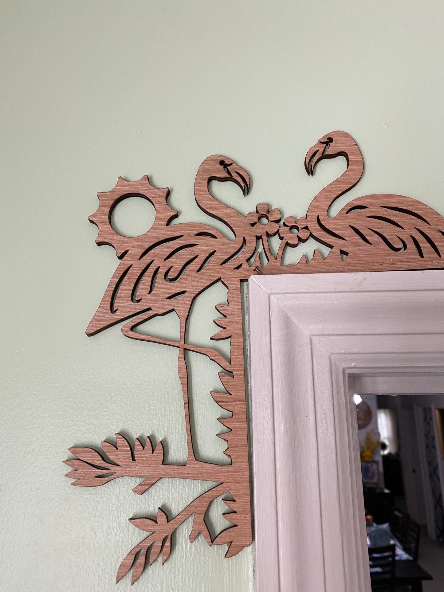 Bird Theme Doorframe Corner Accent Laser Cut Out Blank