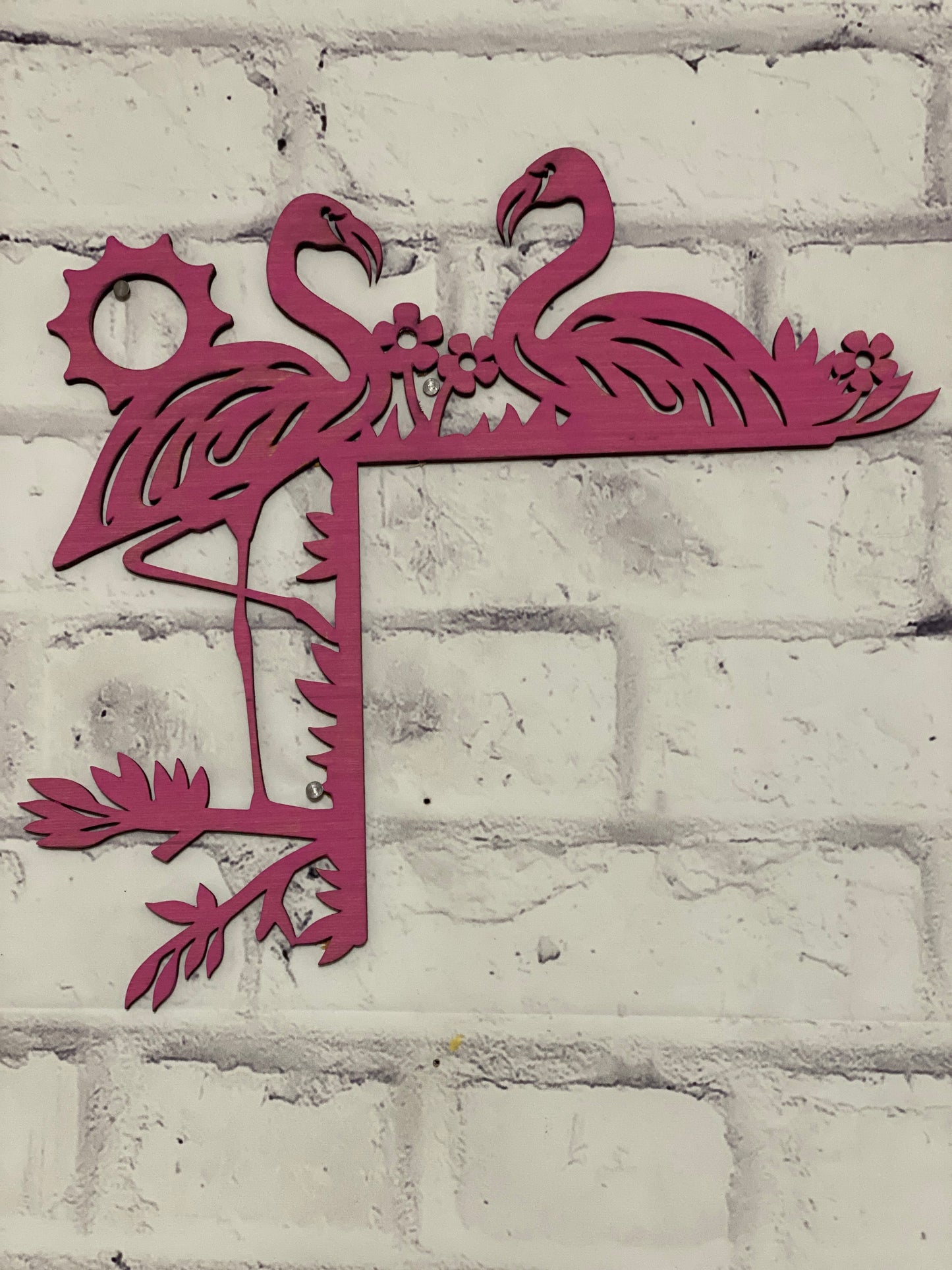 Bird Theme Doorframe Corner Accent Laser Cut Out Blank