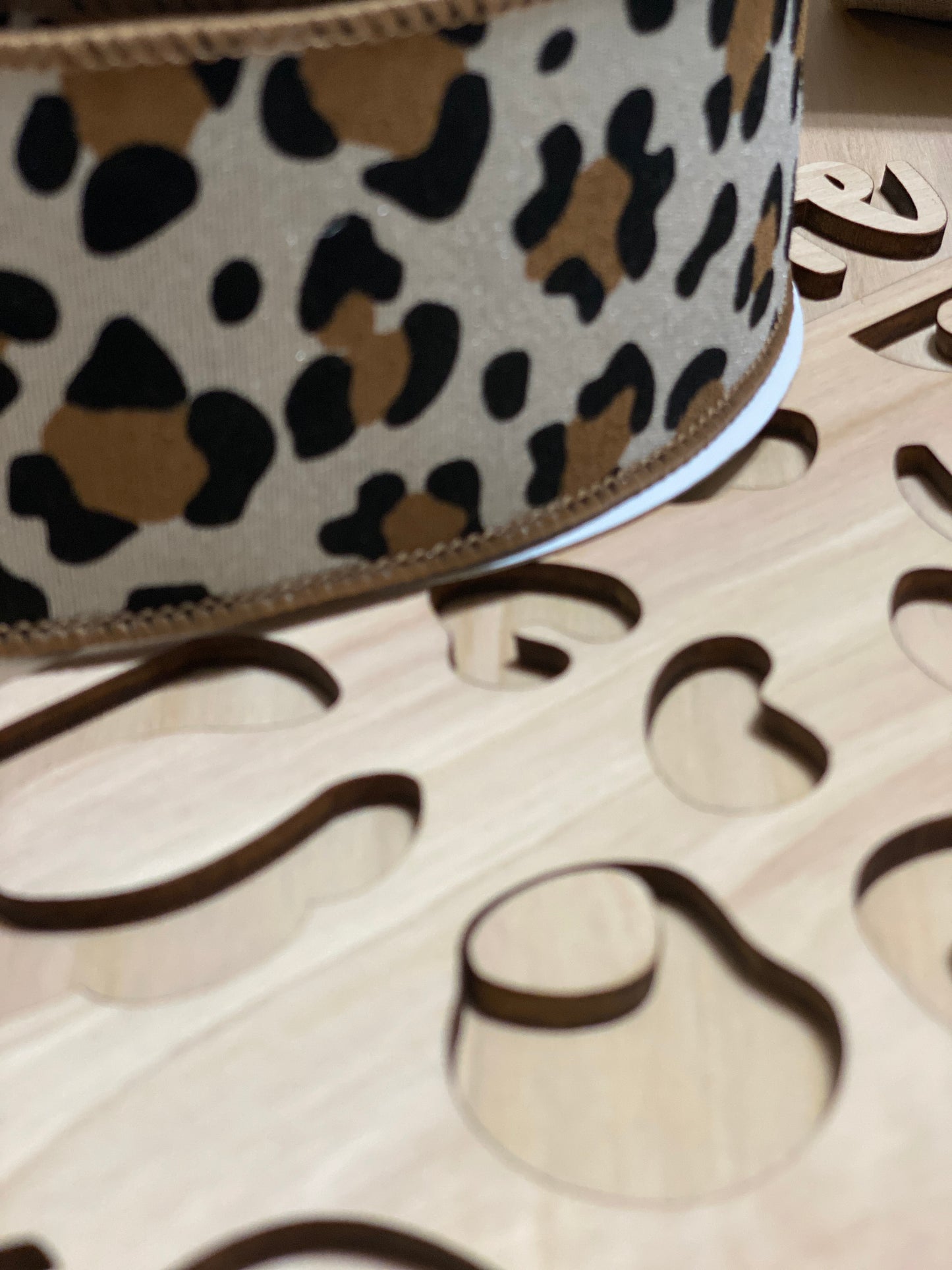 Hey there, Pumpkin! Leopard Pumpkin Door Hanger Laser Cut / Engraved Wooden Blank