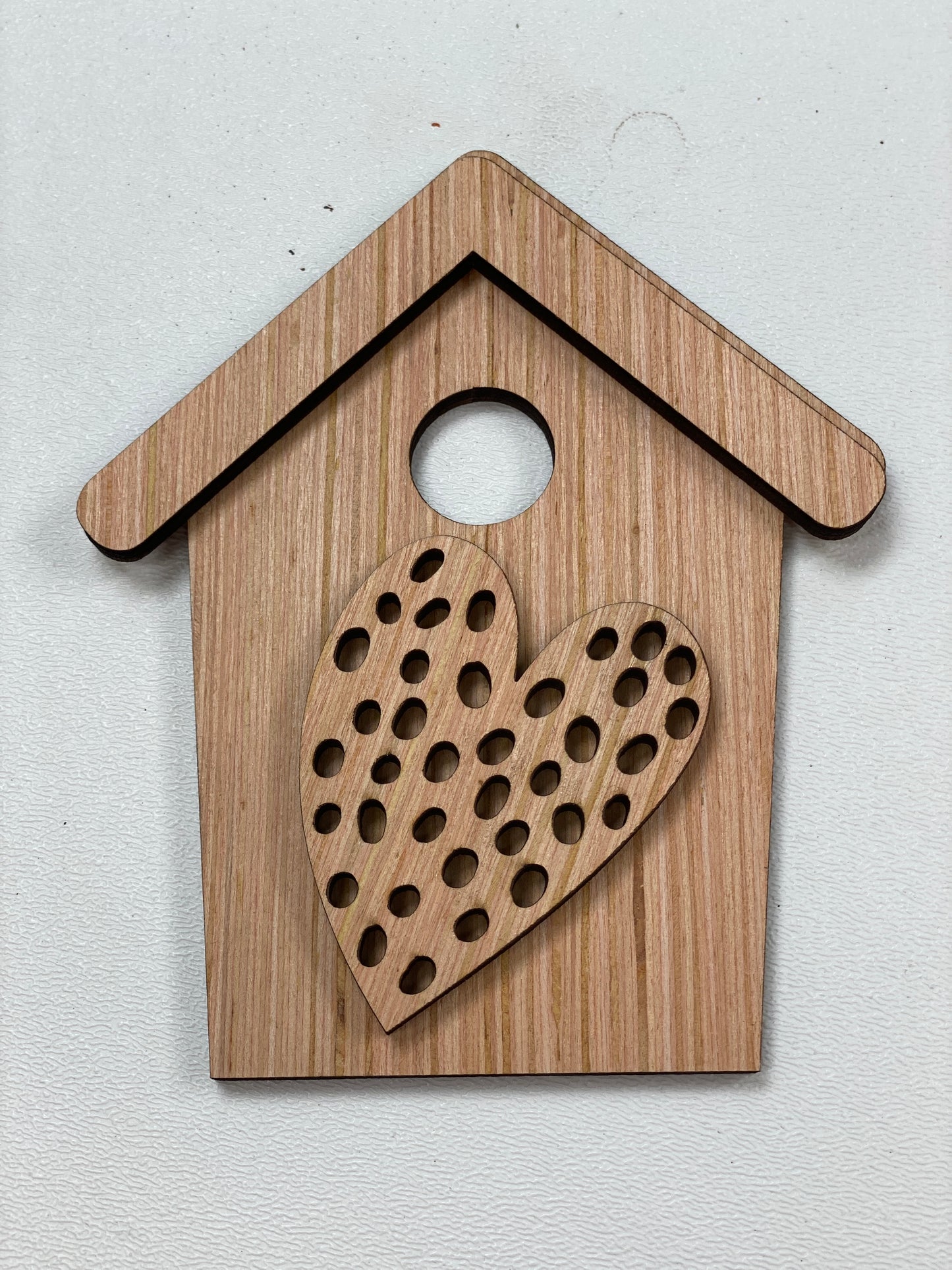 Bird Themed Tiered Tray Set Laser Cut Blank for DIY Project
