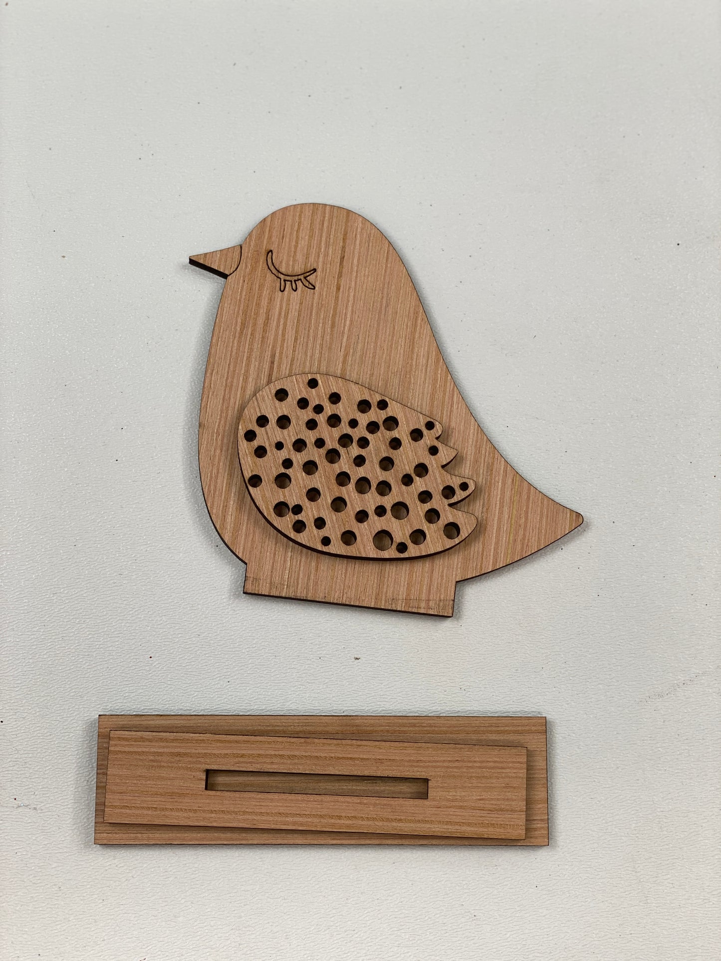 Bird Themed Tiered Tray Set Laser Cut Blank for DIY Project