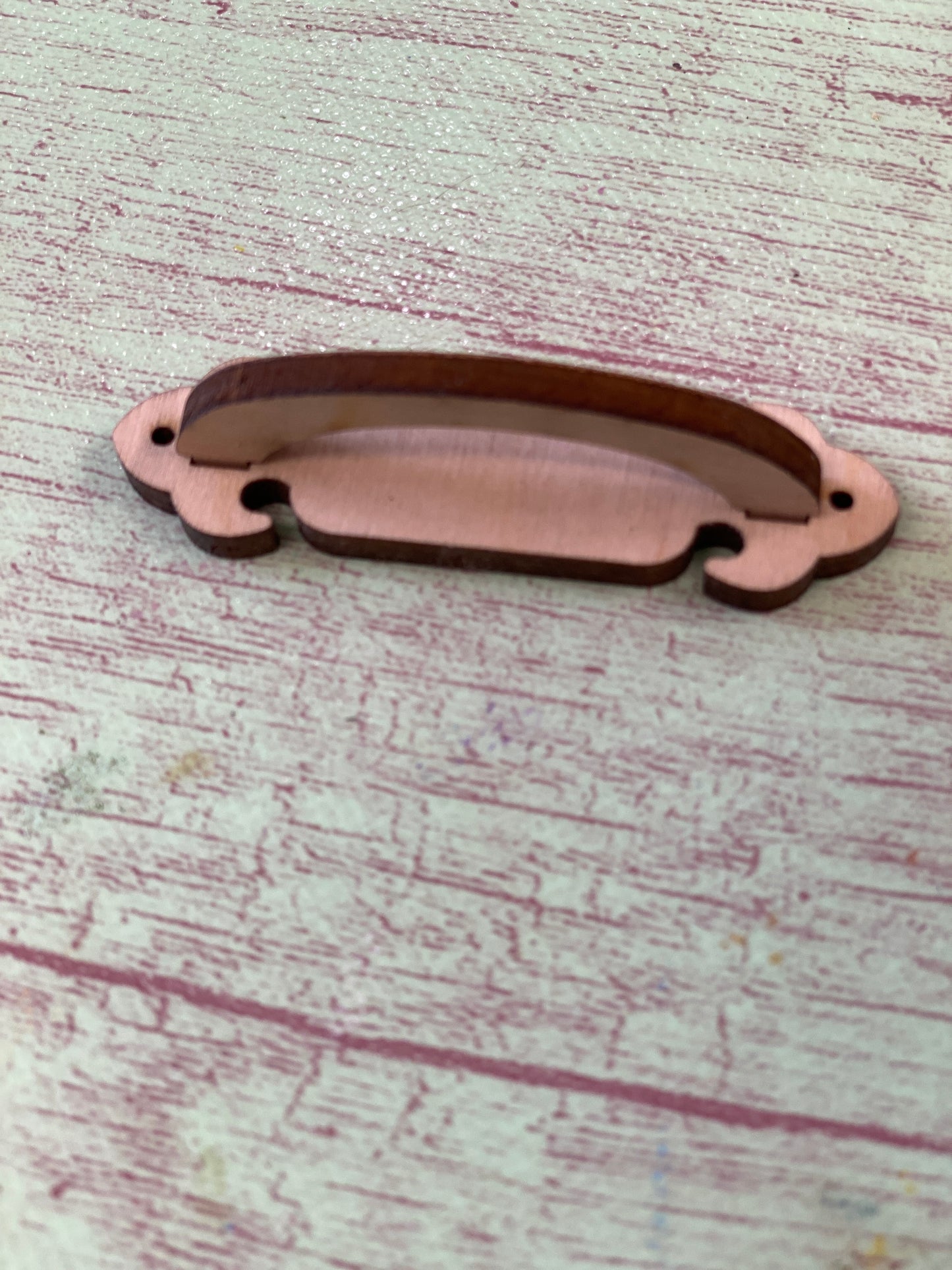 Hardware Door Pulls and Scrollwork Embellishment Pieces Laser Cut /  Wooden Blank