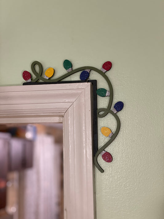Christmas Themes Doorframe Corner Accent Laser Cut Out Blank