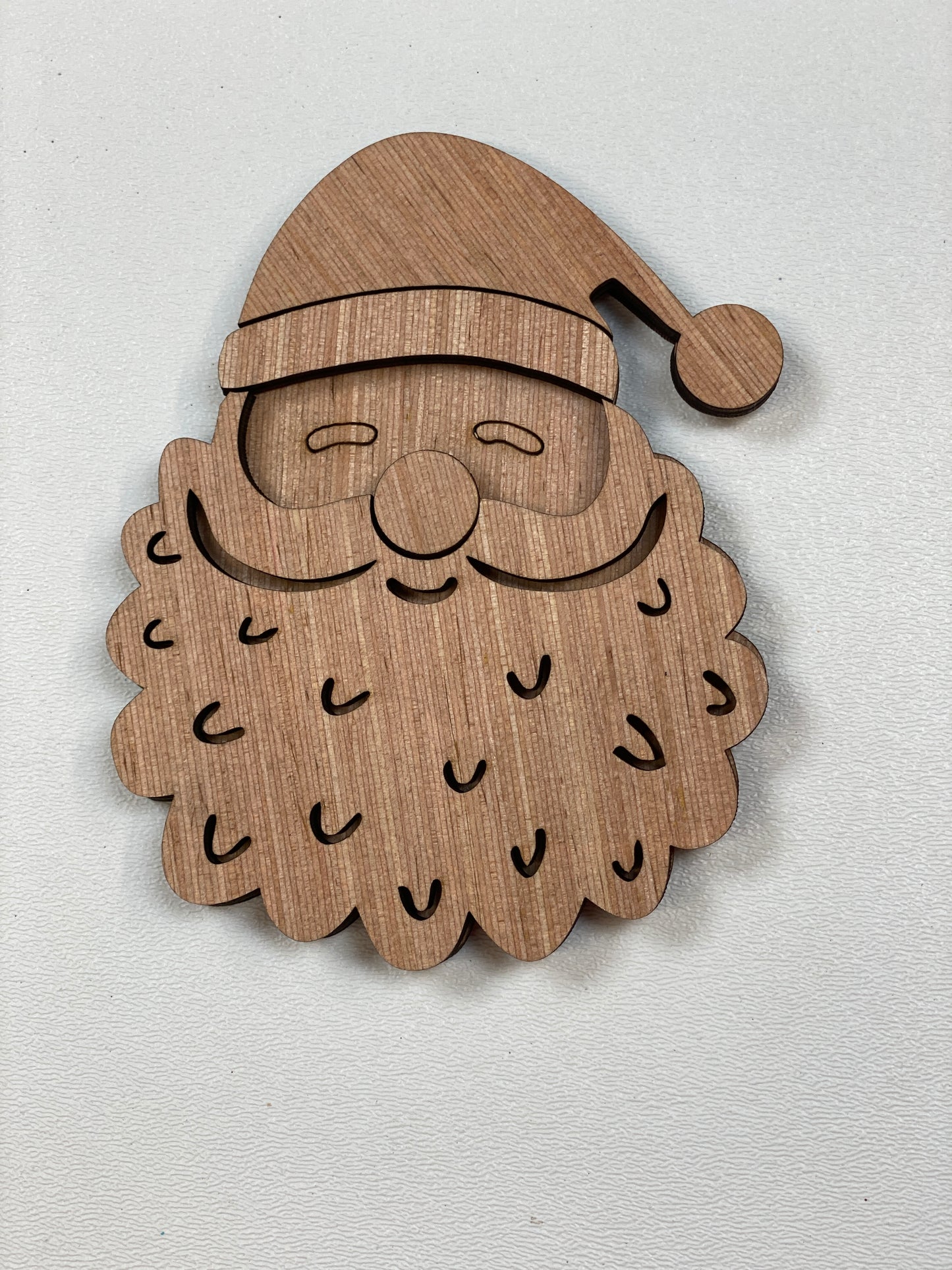 Ho Ho Ho Santa Christmas Themed Tiered Tray Set Laser Cut Blank for DIY Project