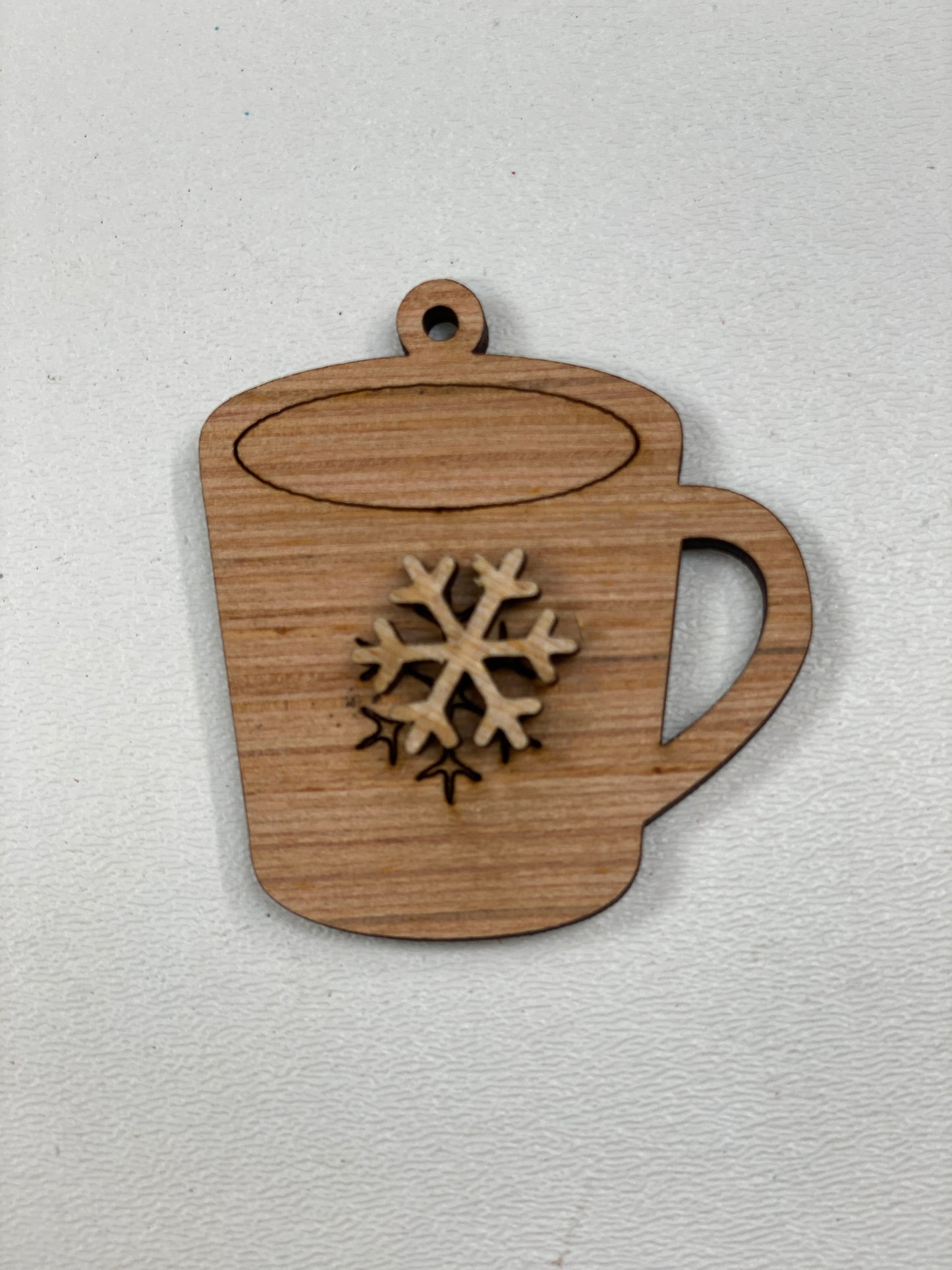 Hot Cocoa Themed Tiered Tray Set Laser Cut Blank for DIY Project