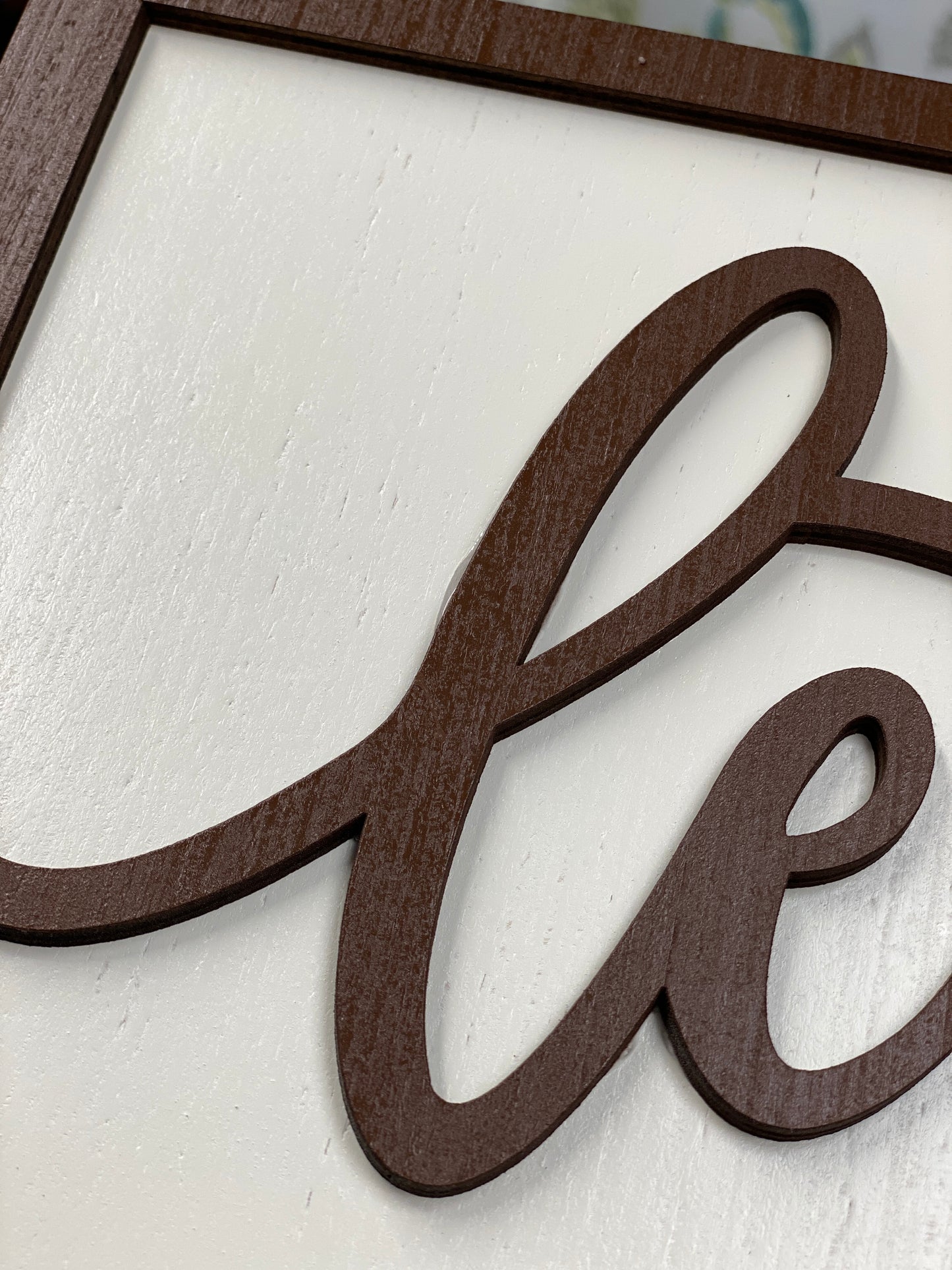 Let's Eat Kitchen Decor, Laser Cut Signs