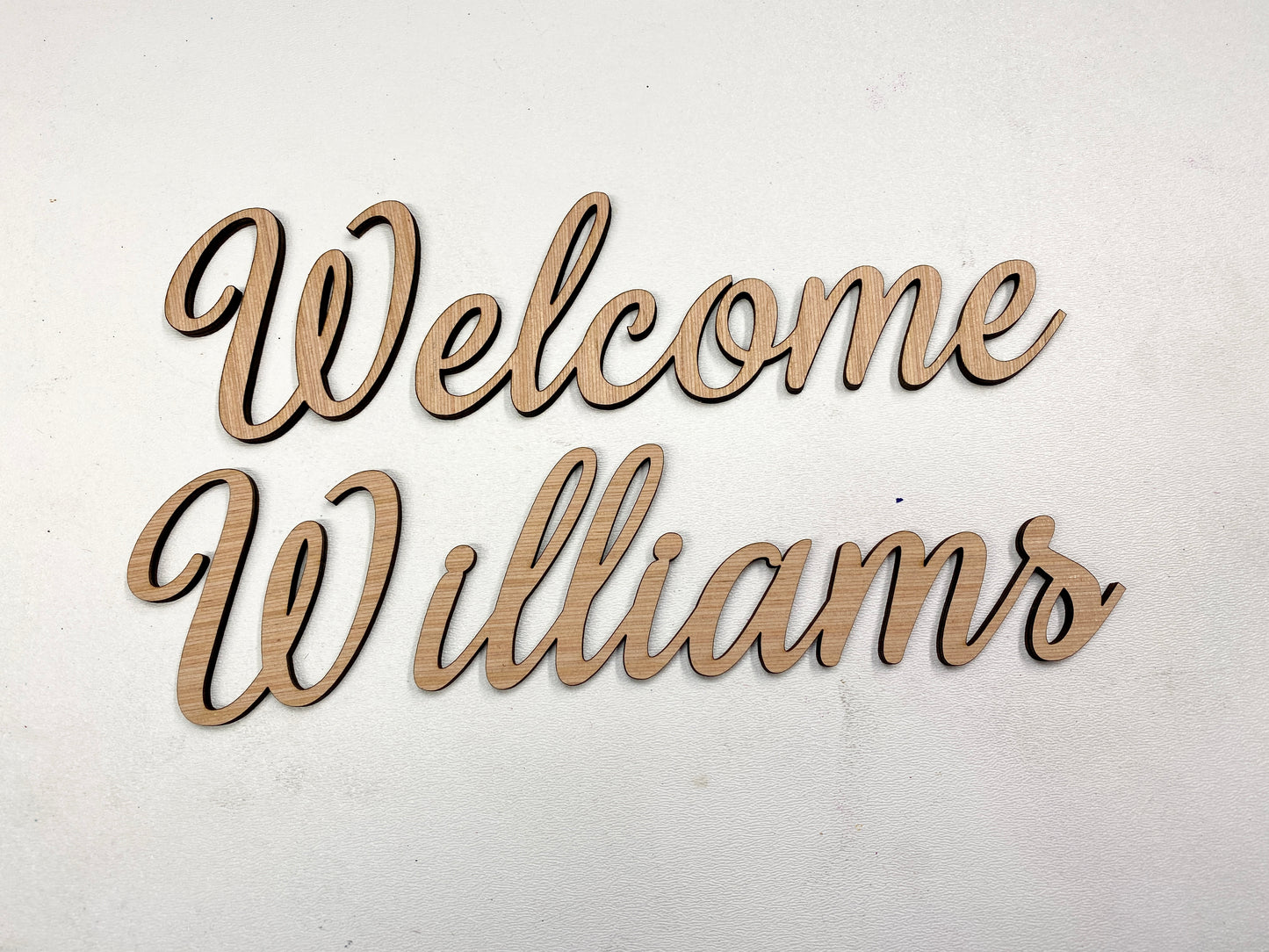 Scroll Fancy Oval Frame with Backer 3D Laser Cut Wood Blank Cutout Door Hanger