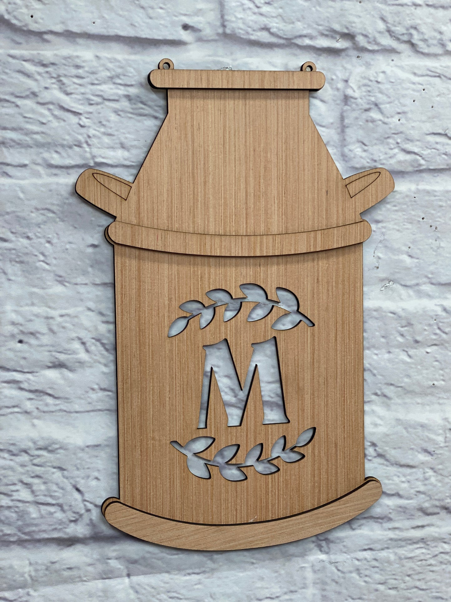 Milk Jug Door Hanger Laser Cut Blank for DIY Project