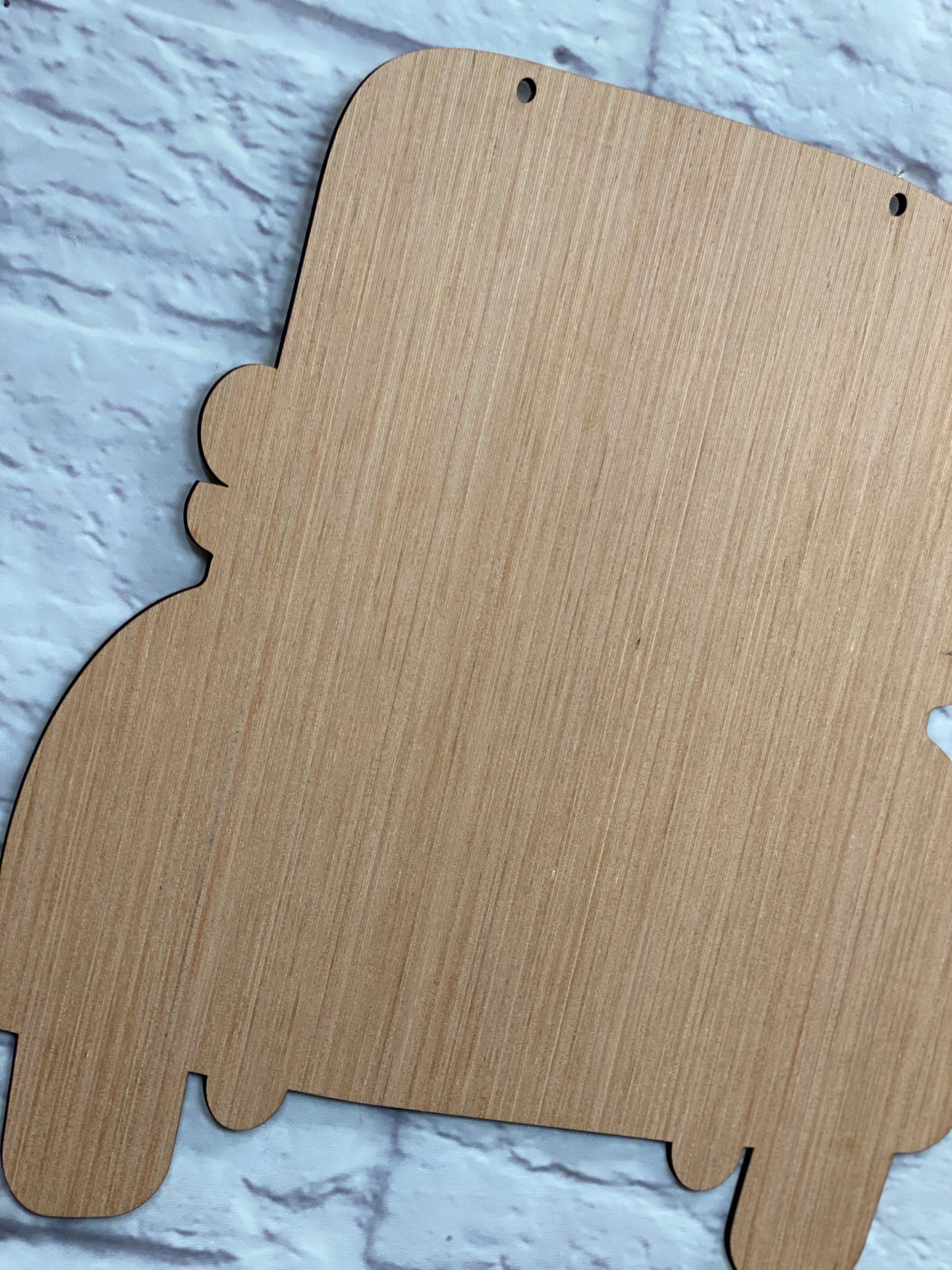 Vintage Truck Shape Door Hanger Laser Cut Blank for DIY Project