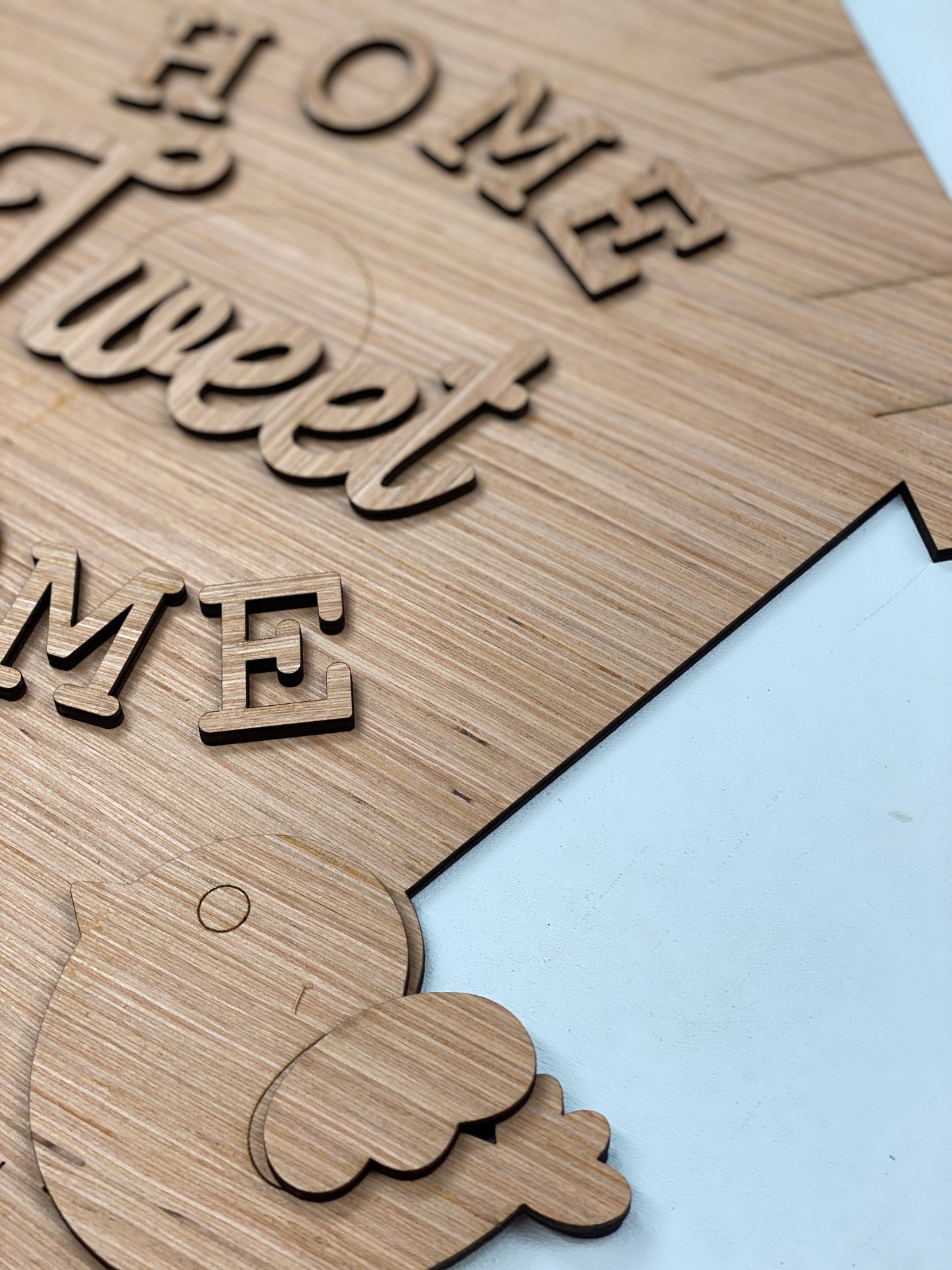 Home Tweet Home Bird House Door Hanger Laser Cut Blank for DIY Project