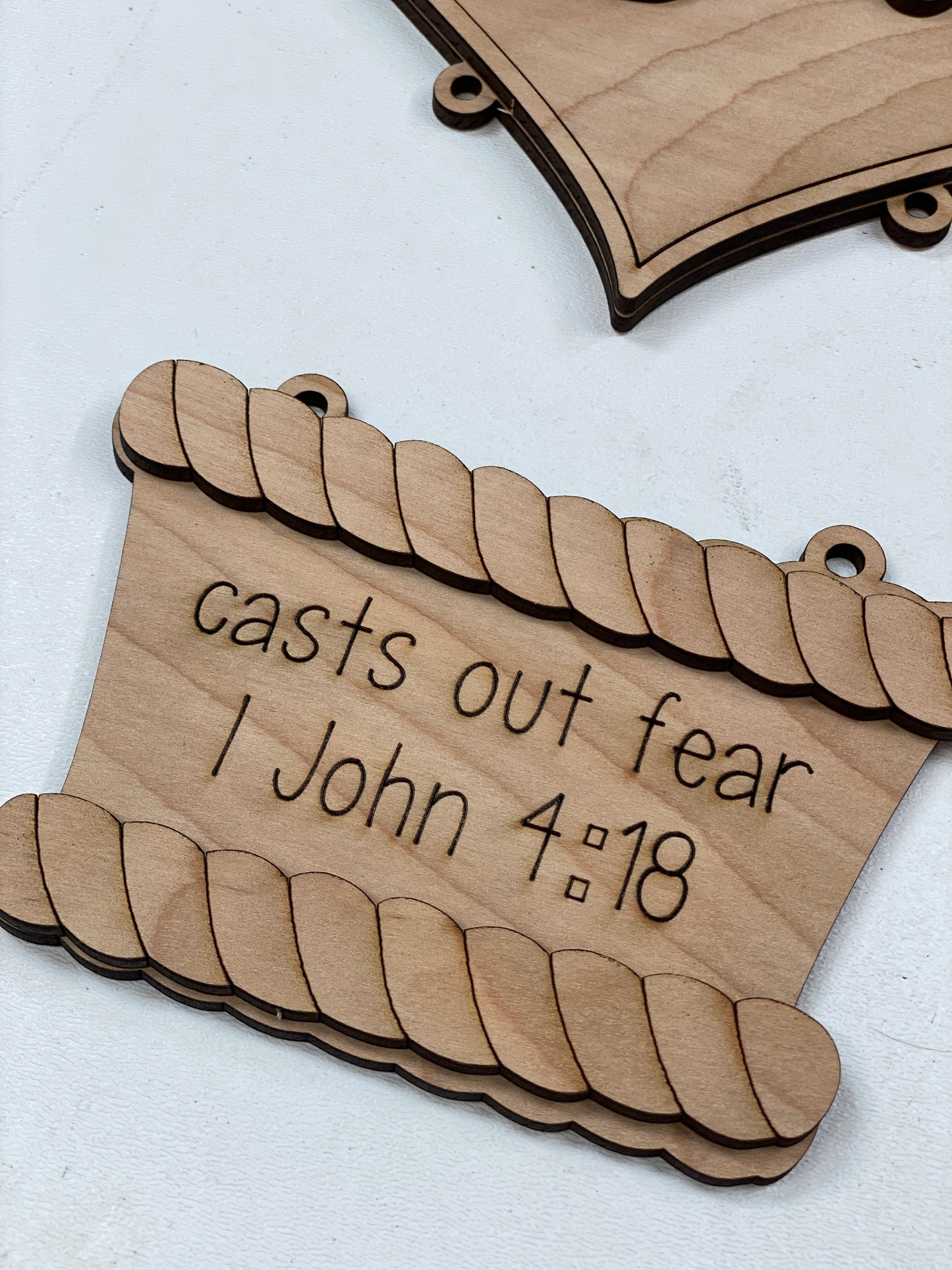 Perfect Love Hot Air Balloon Door Hanger Laser Cut Blank for DIY Project