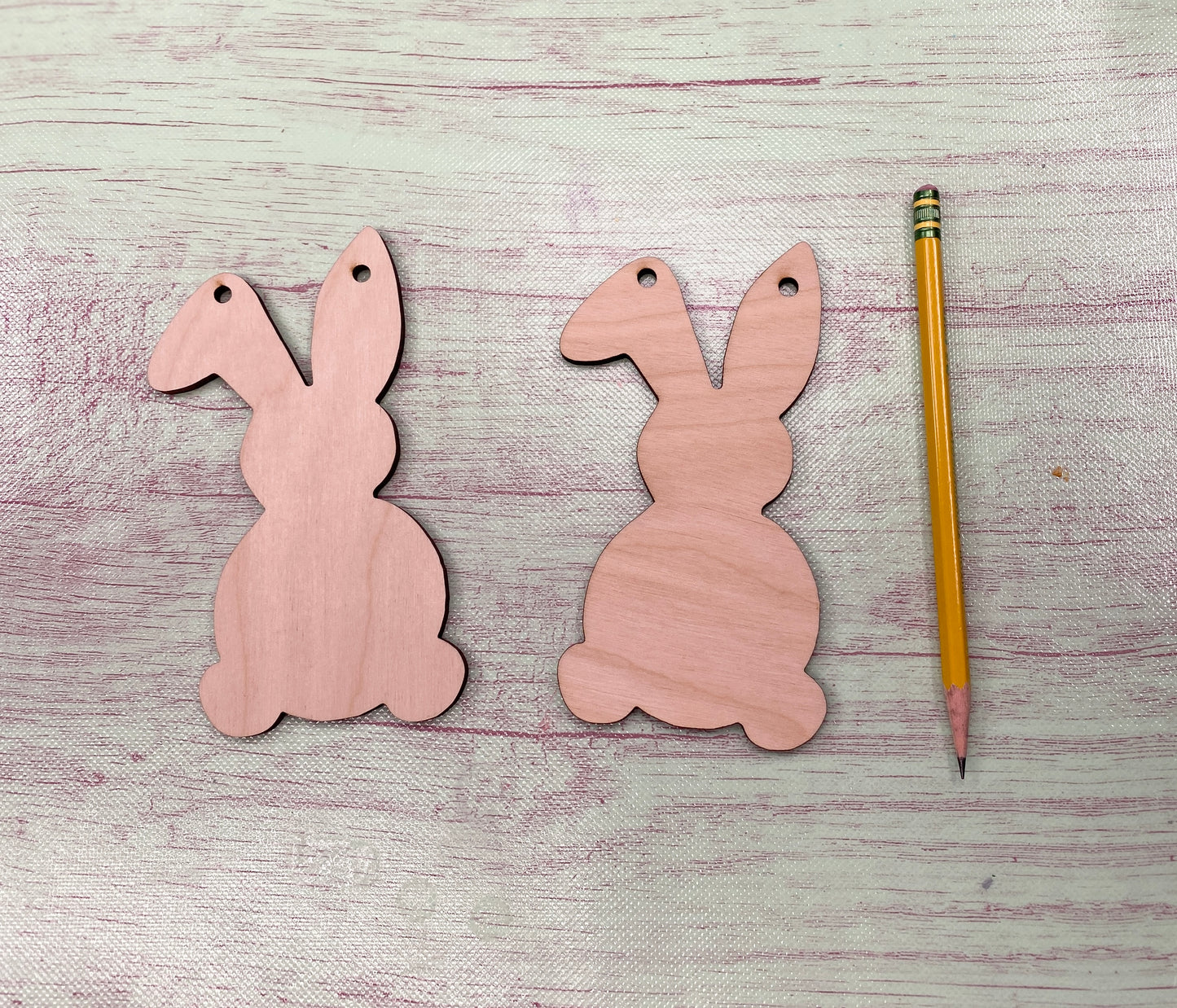 Bunny Blank Banner Pieces/ Hanger Laser Cut Blank for DIY Project