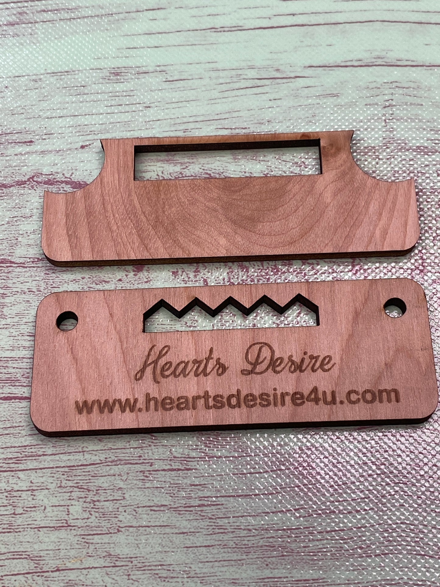 Rag Heart Framed Wooden Blank Valentines Day Decor Laser Cut / Engraved Wooden Blank