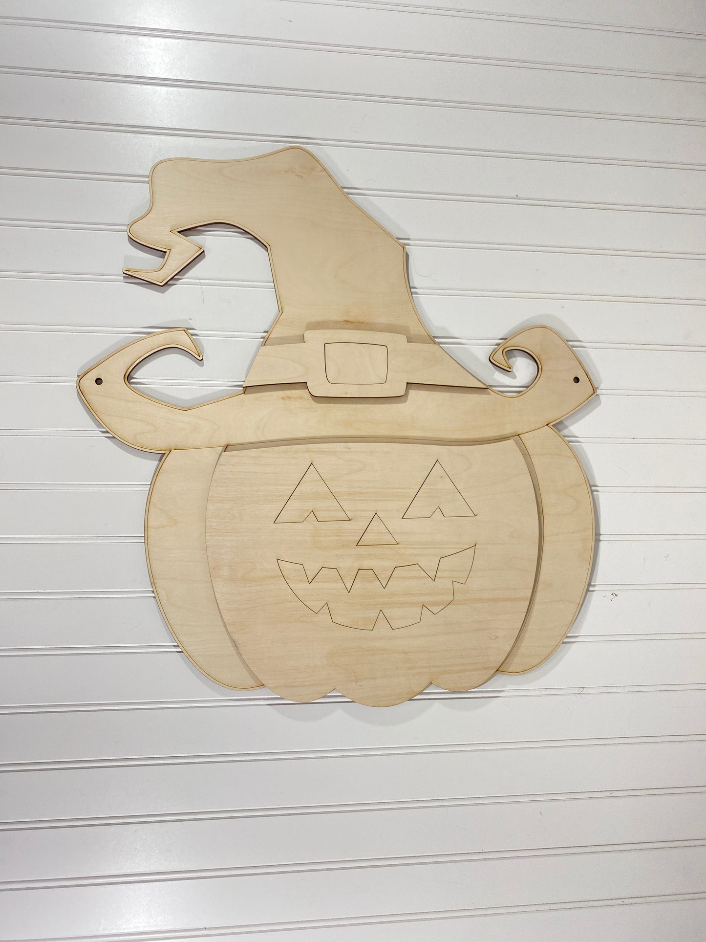 Jack O Lantern Witch Door Hanger Laser Cut Door Hanger / Blanks for DIY Project