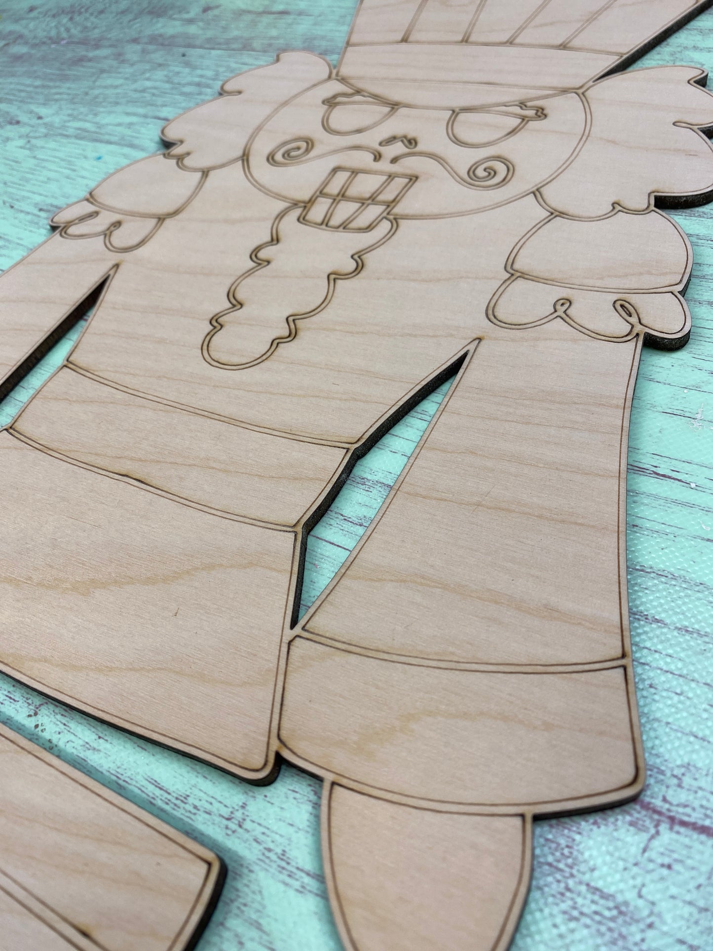 Nutcracker Door Hanger Laser Cut Blank for DIY Project