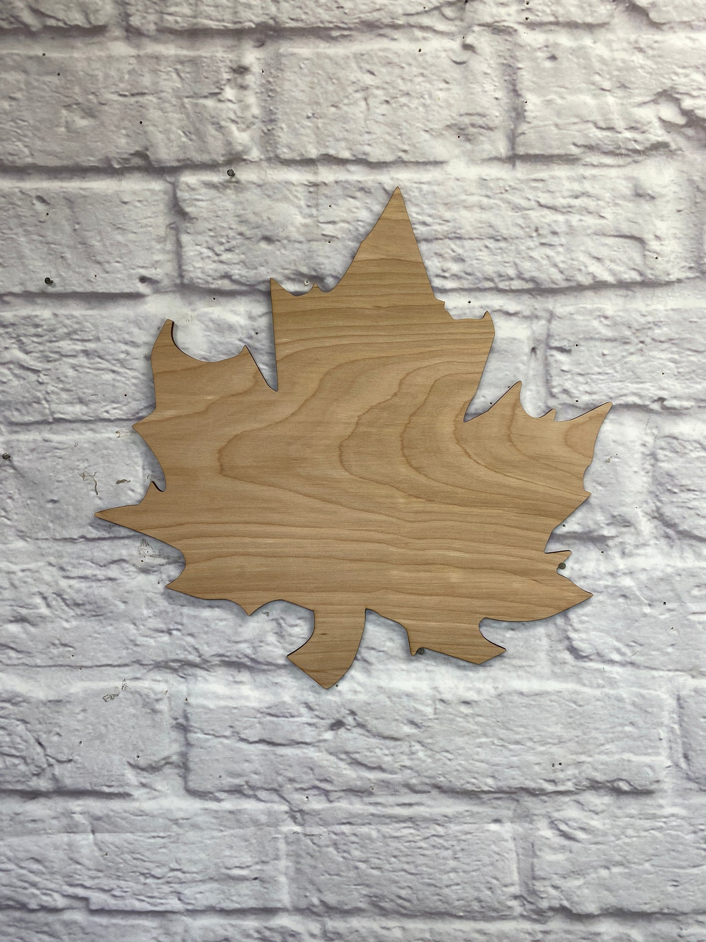 Maple Leaf Shape Laser Cut Blank for DIY Project