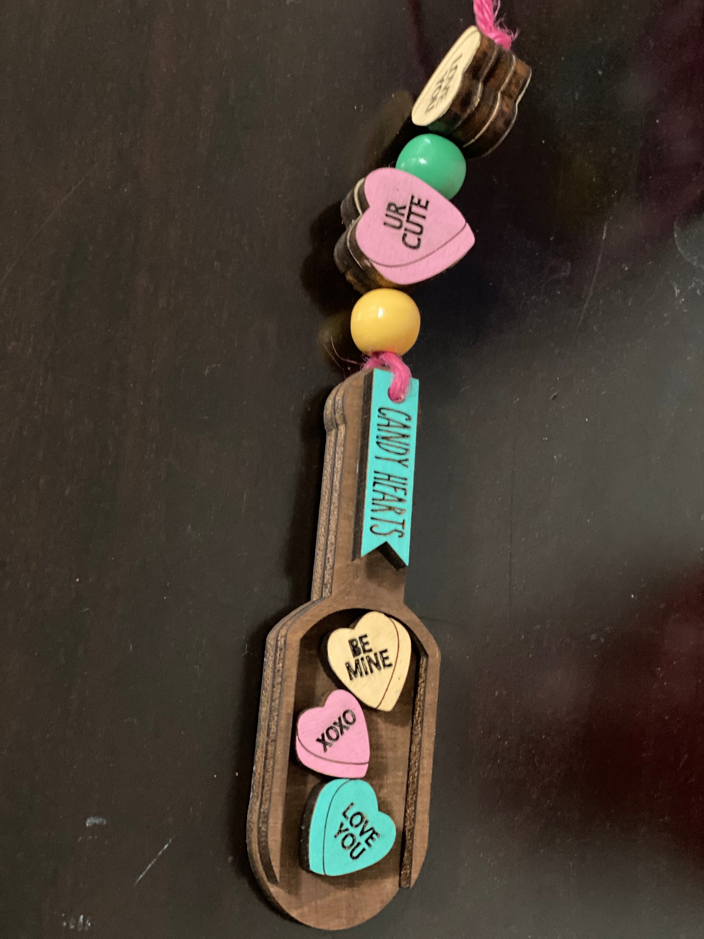 Bubblegum Machine Fillers Valentines Laser Cut / Engraved Wooden Blank