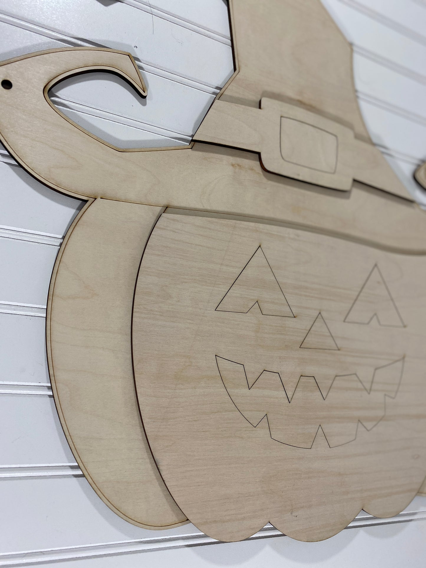 Jack O Lantern Witch Door Hanger Laser Cut Door Hanger / Blanks for DIY Project